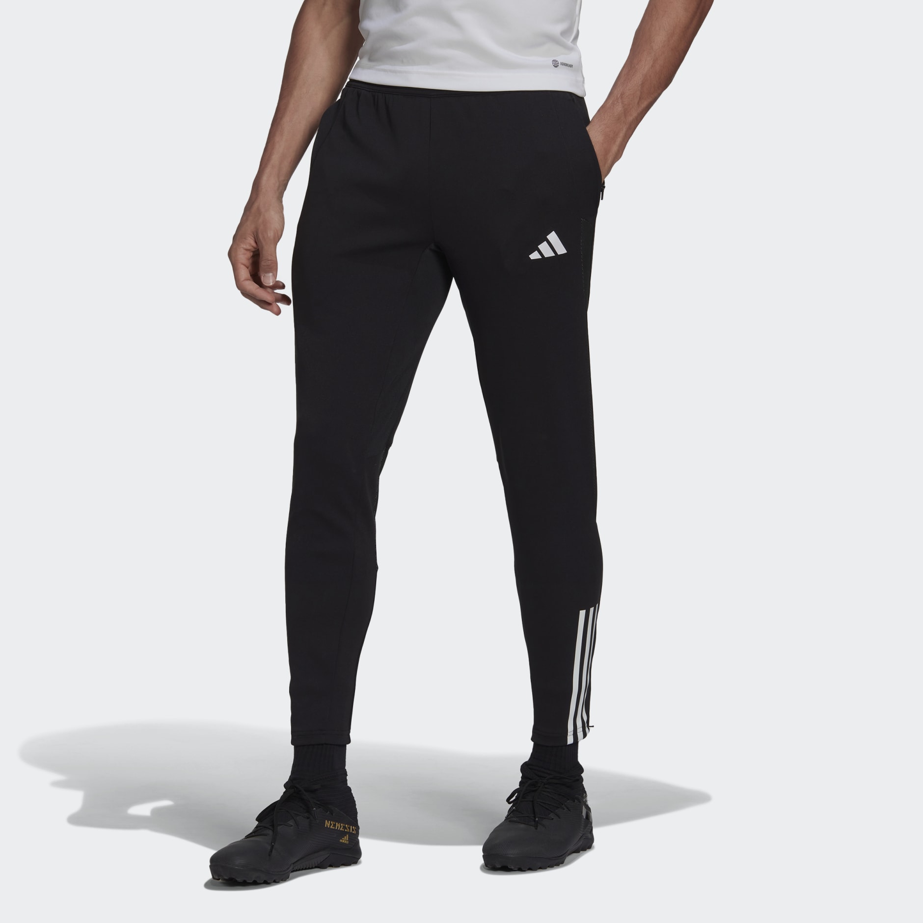 Buy adidas Essentials Linear French Terry Cuffed Training Pants Women  Black, White online | Tennis Point COM