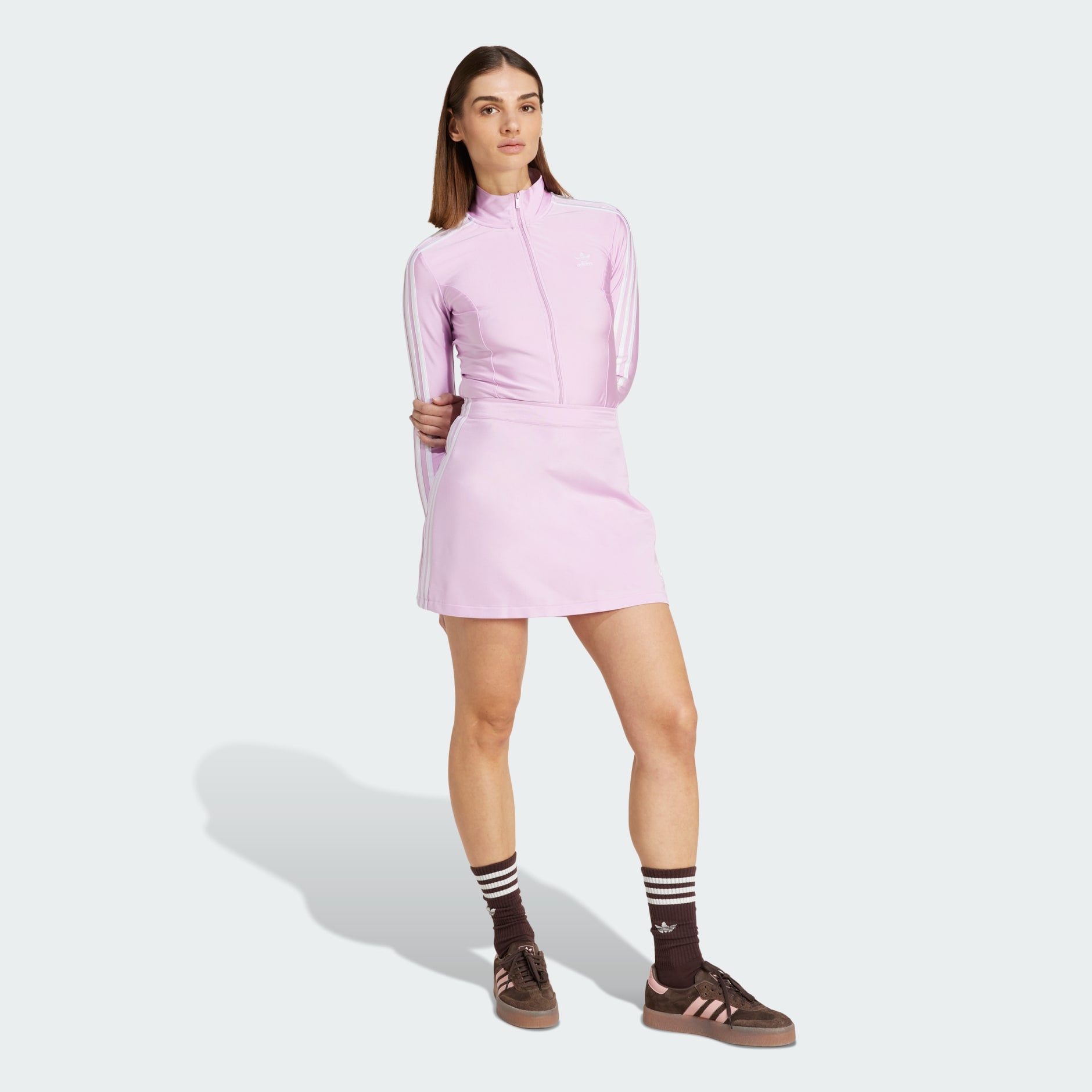 Fustă mini cu 3 dungi Adicolor