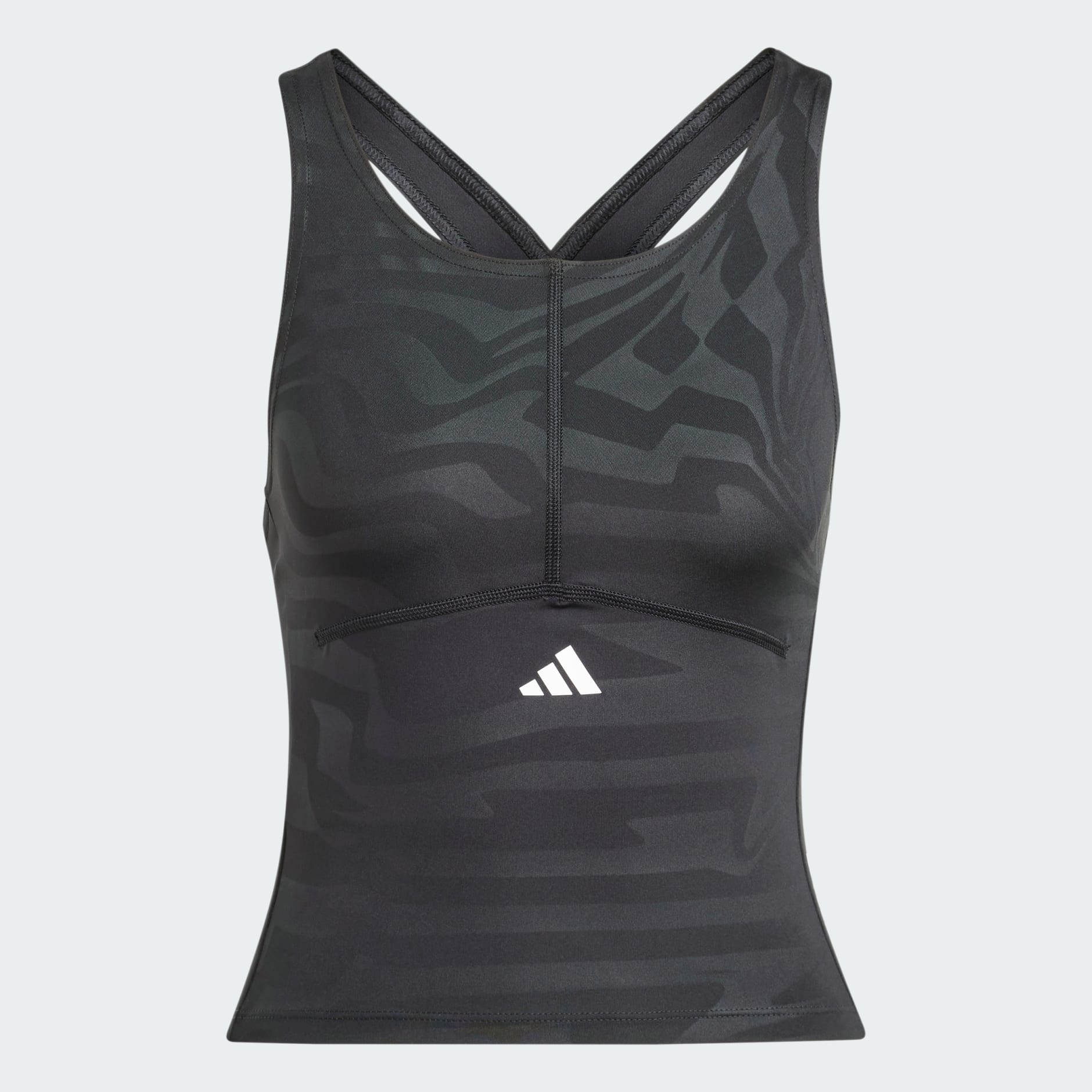 Adidas techfit clearance crop top black