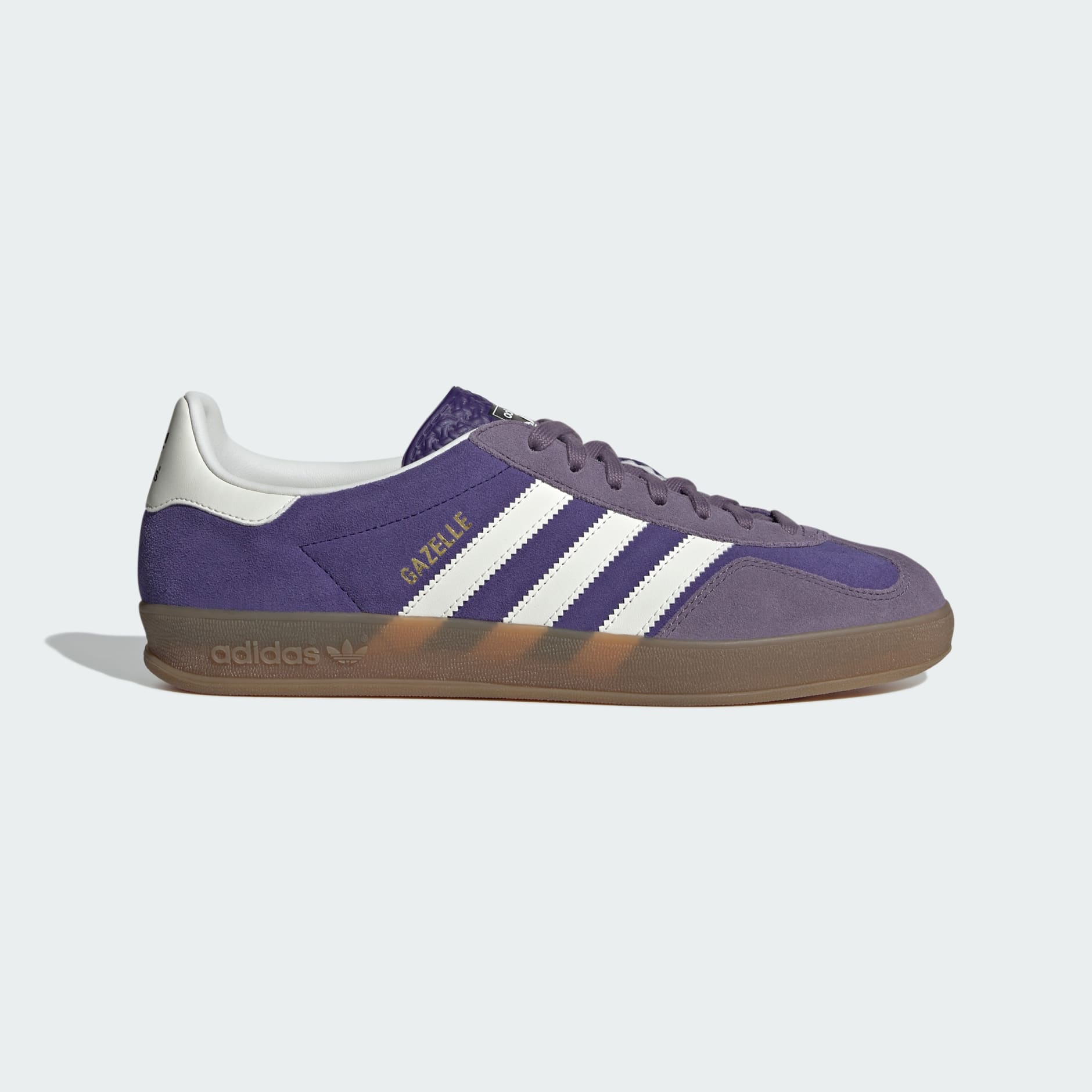 Purple adidas gazelle mens on sale