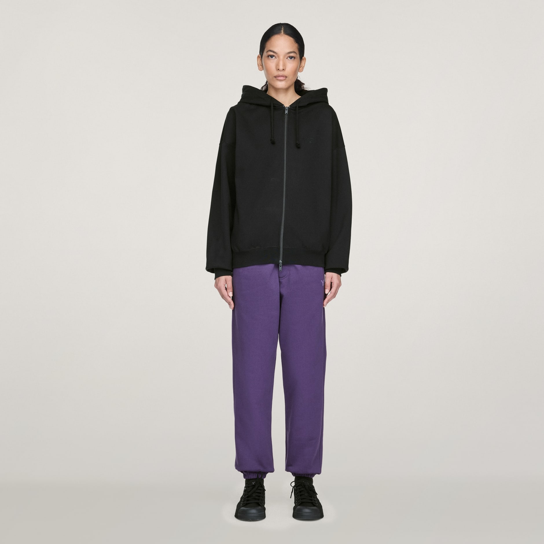 Y-3 起毛テリー ジップパーカー