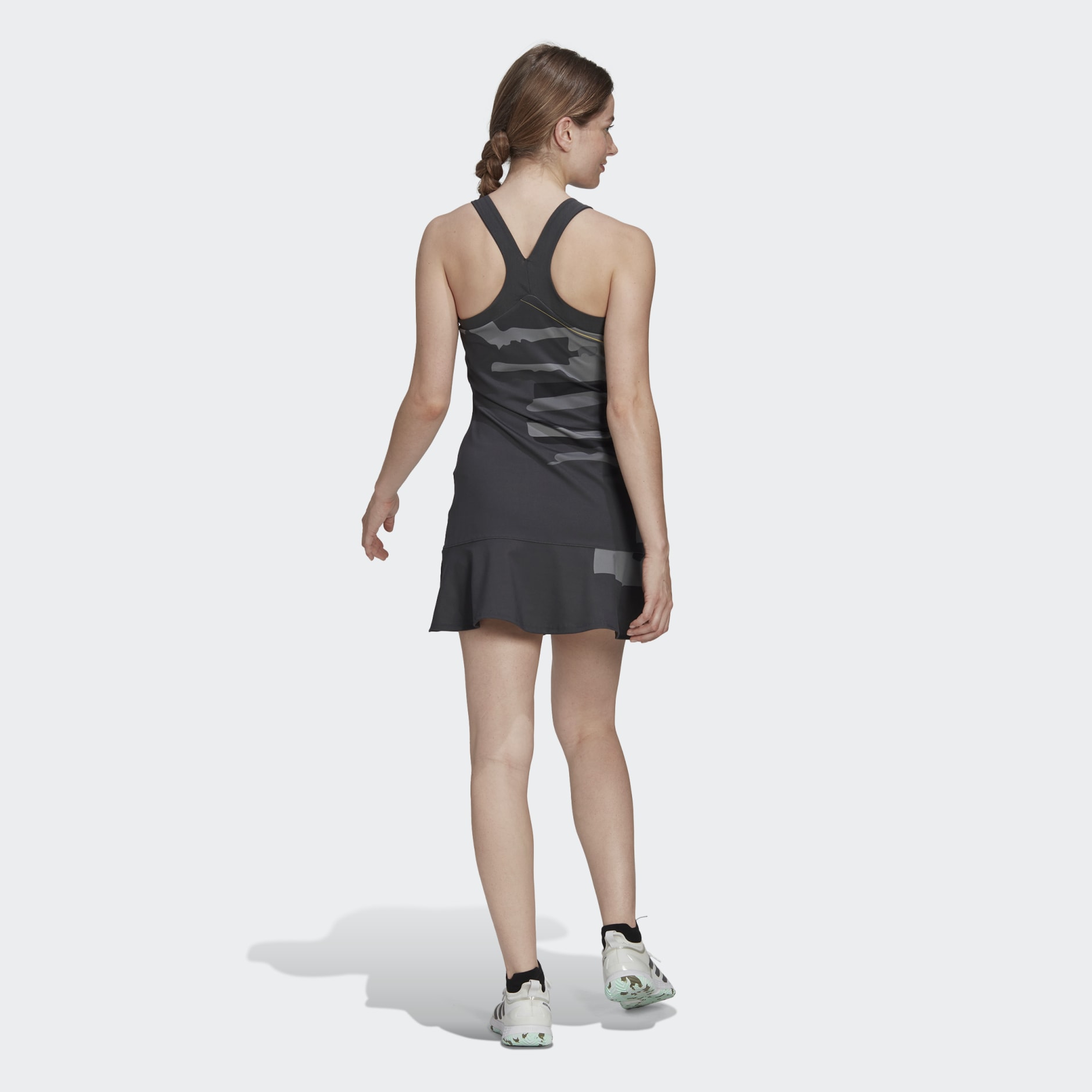 Clothing - Tennis New York Y-Dress - Grey | adidas South Africa