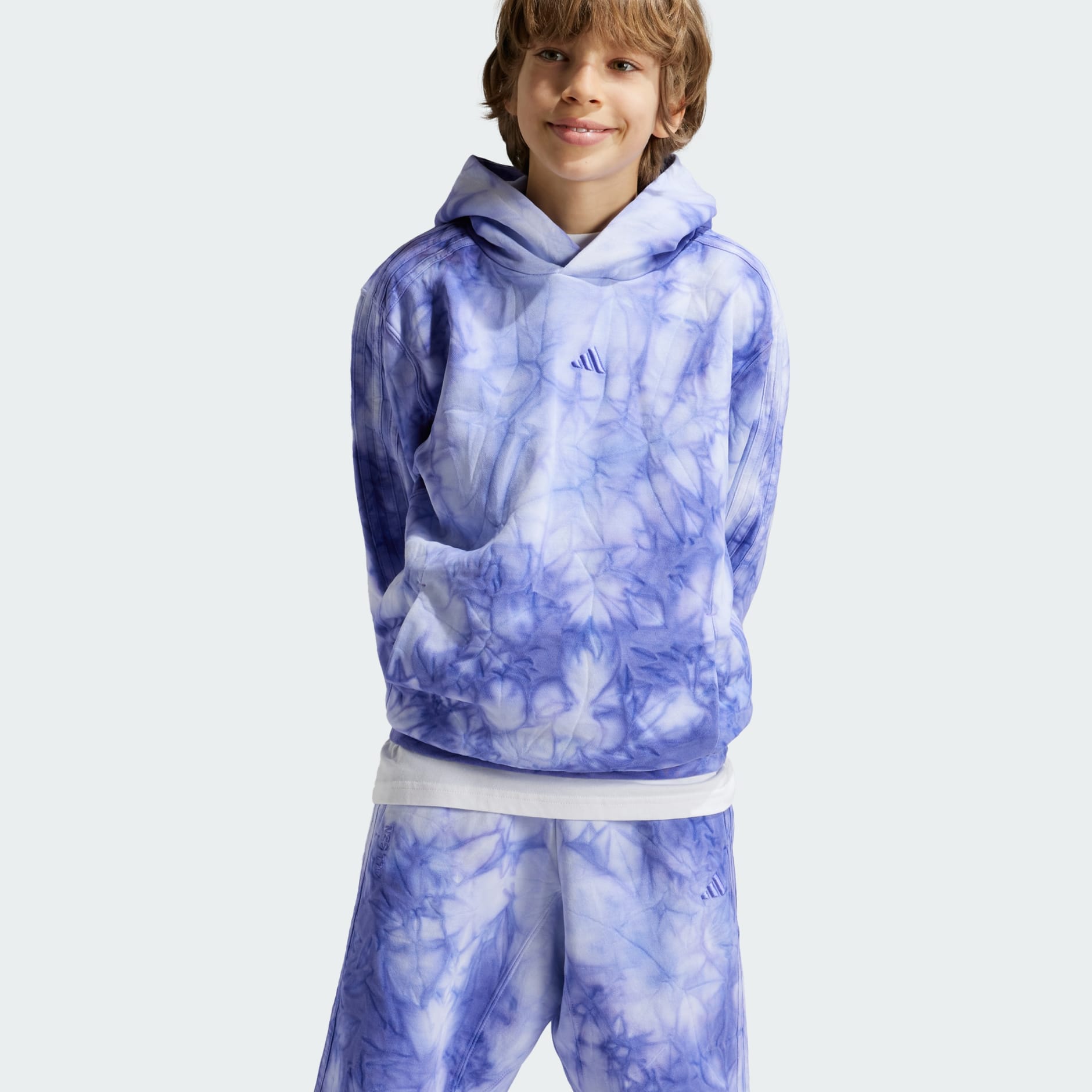 【COLOR iN ID】Bly color matching ST pants adidas ALL SZN Tie-Dye Pants Kids - Blue | adidas UAE