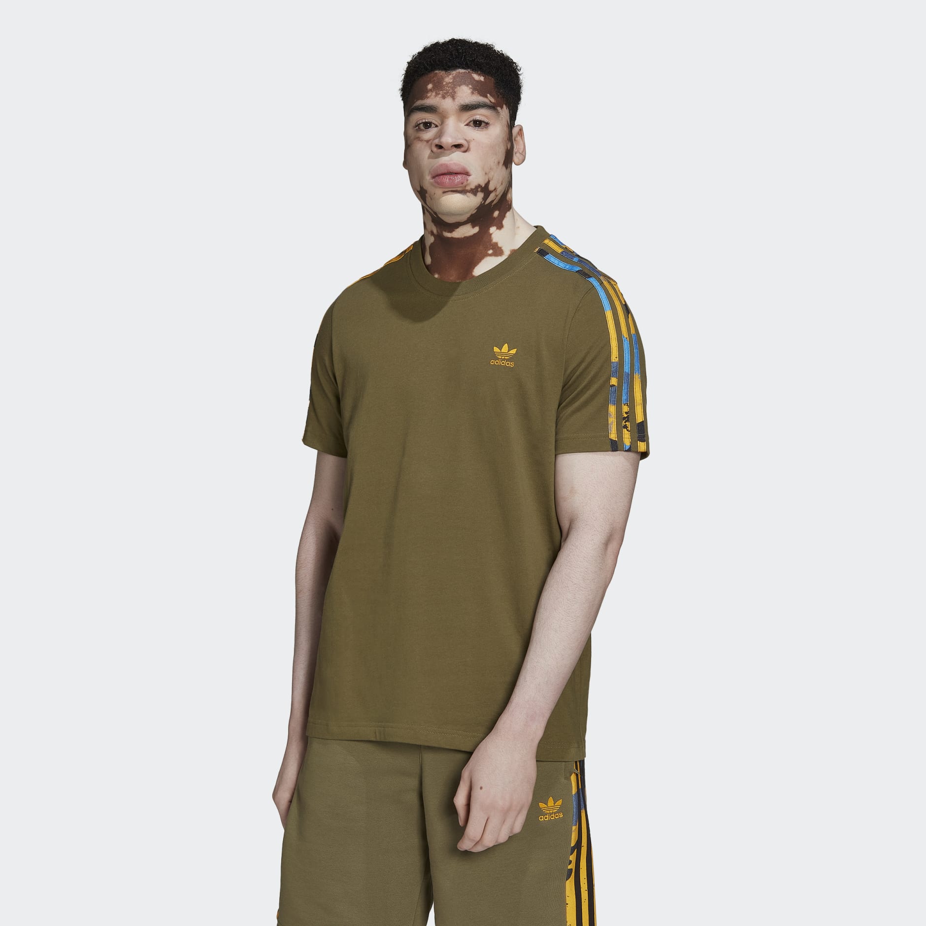 3-Stripes Camo Tee