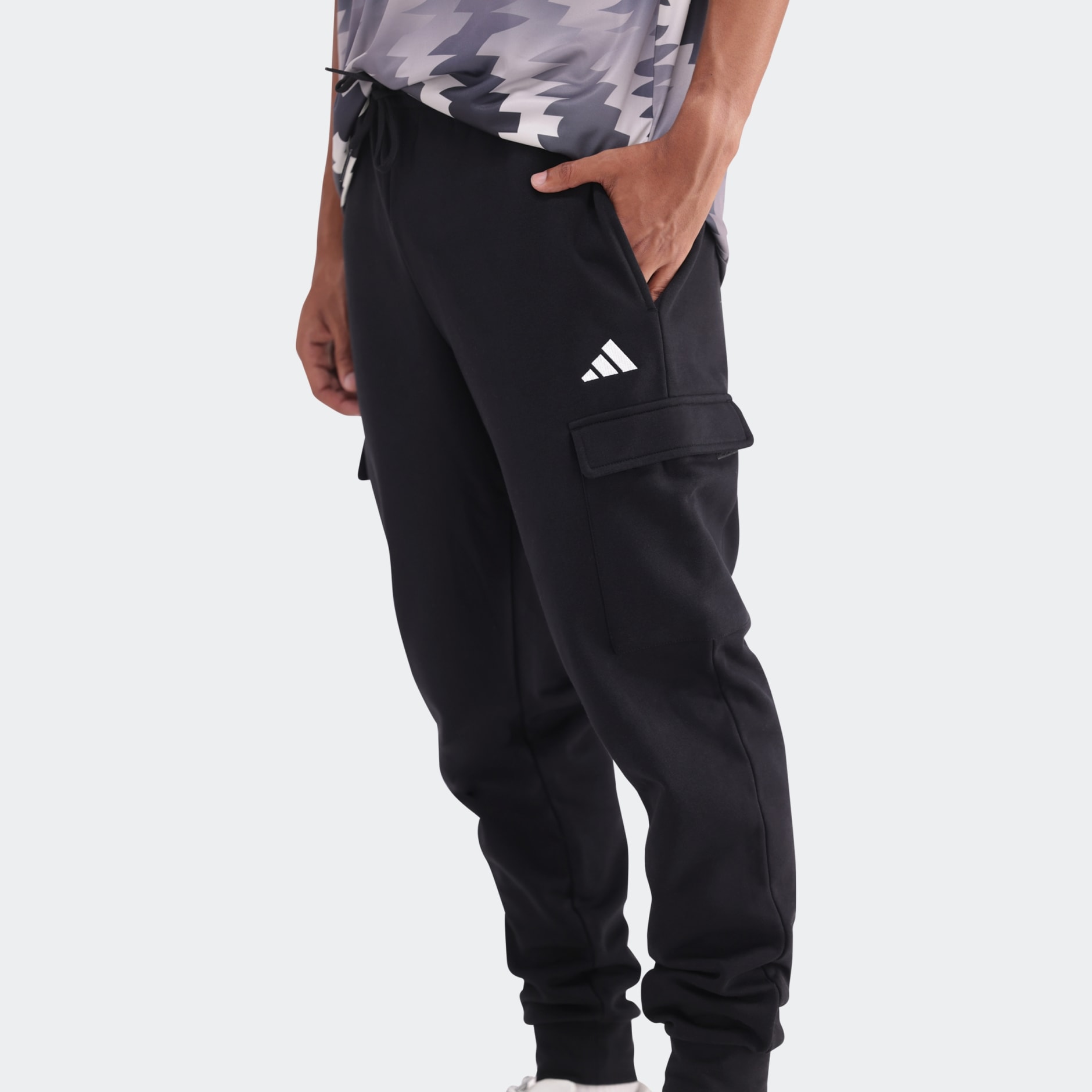 Essentials Feelcozy Fleece Cargo Joggers