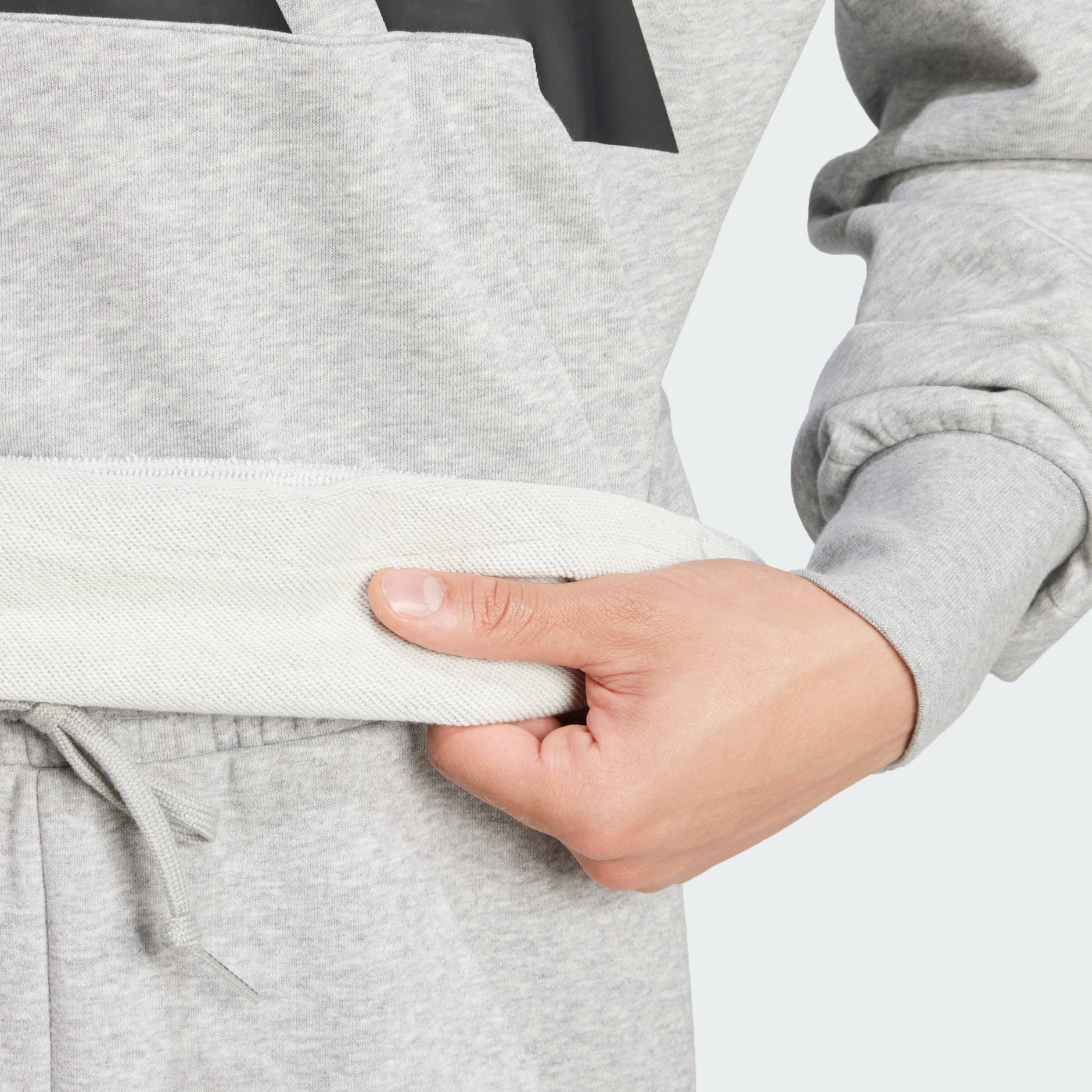 Buzo con Capucha Essentials Logo Grande Felpa Francesa