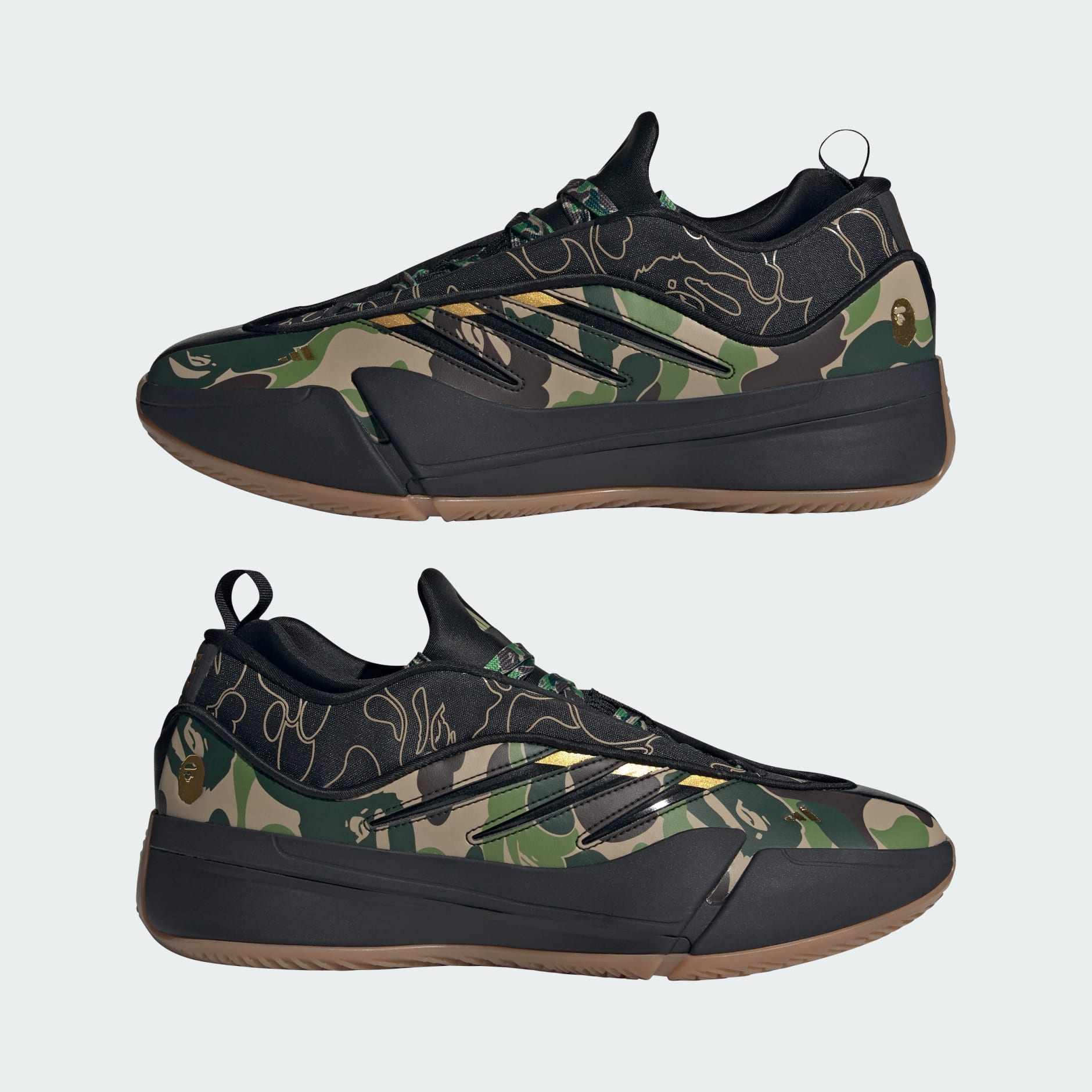 adidas BAPE x Dame 9 Shoes - Black | adidas TZ