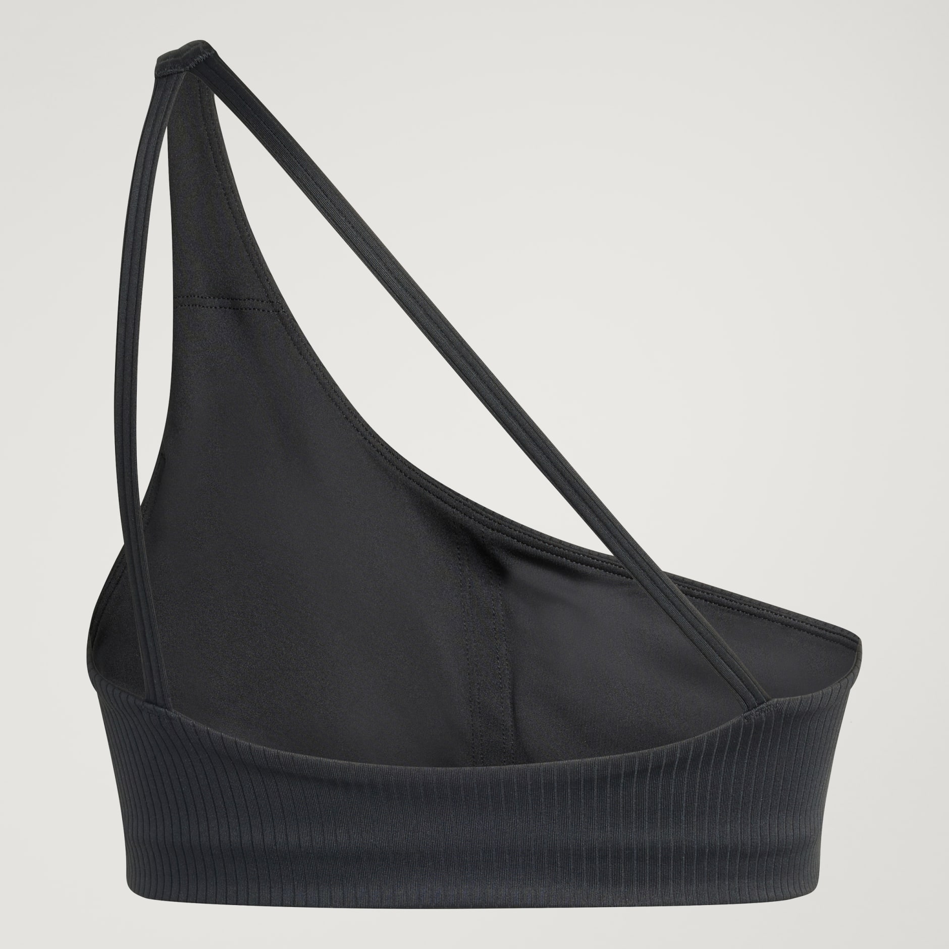 Sutien de antrenament Optime su striații, un umăr gol și susținere ușoară