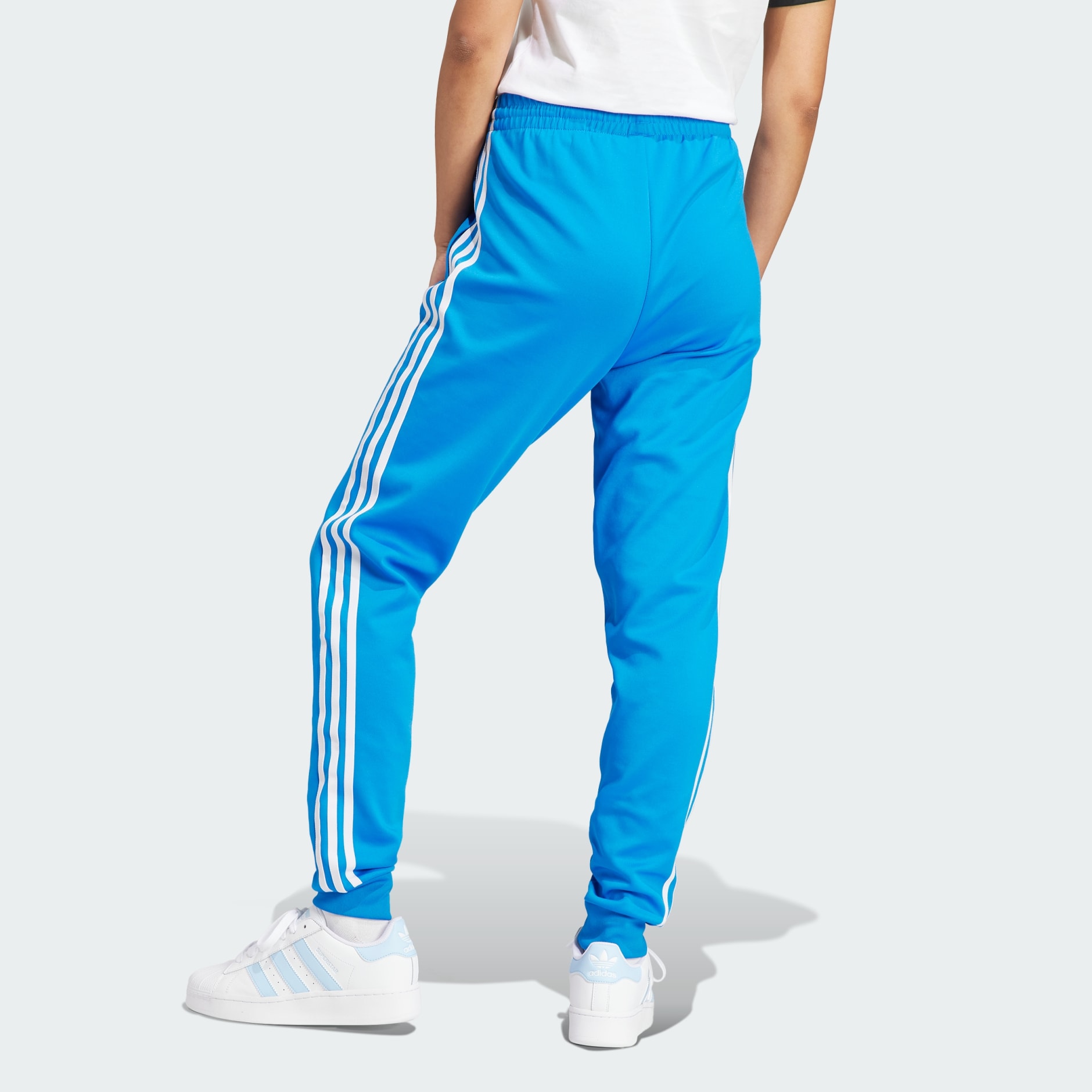 Clothing - Adicolor Classics Cuffed Track Pants - Blue | adidas South ...