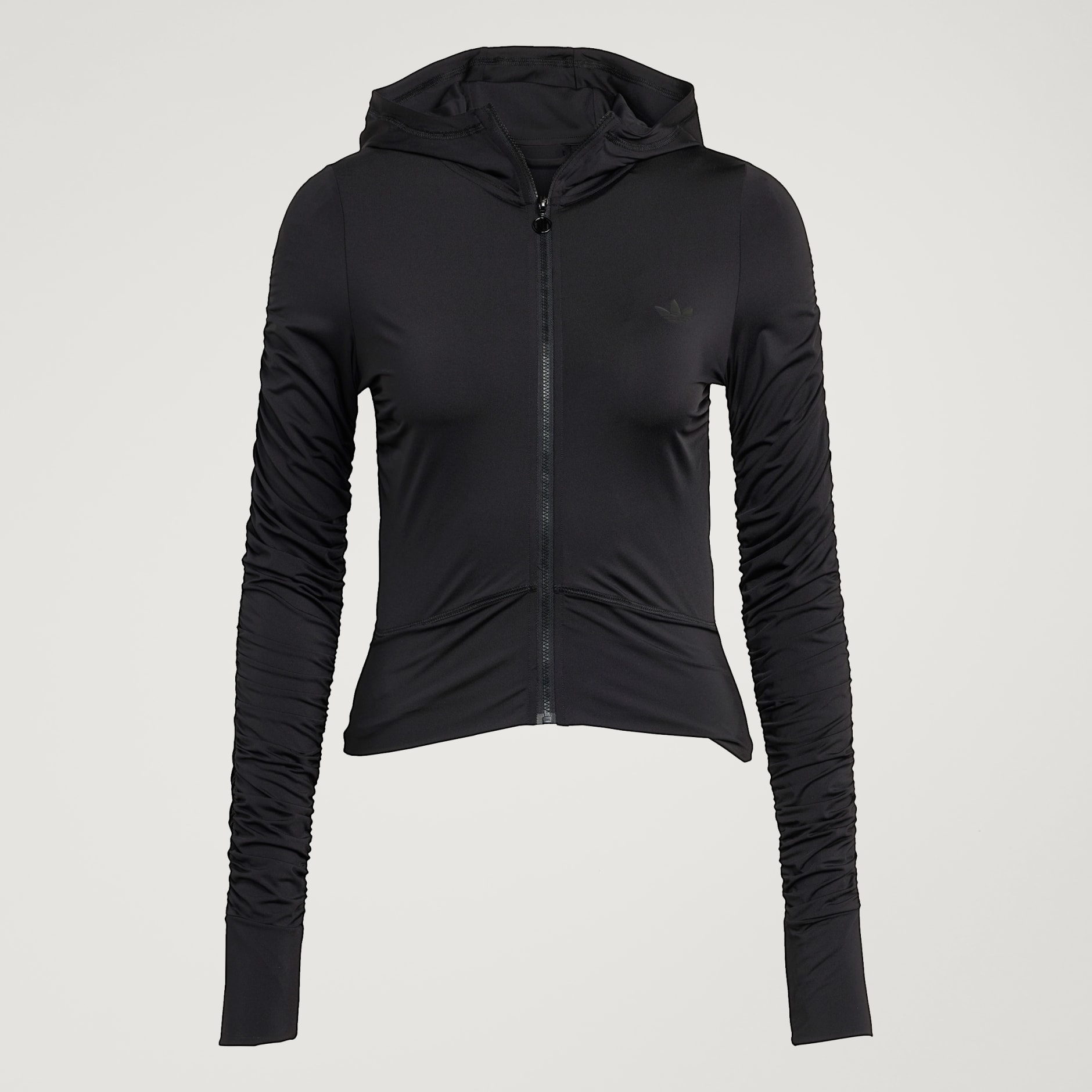 Bluză de trening cu detalii &icirc;ncrețite