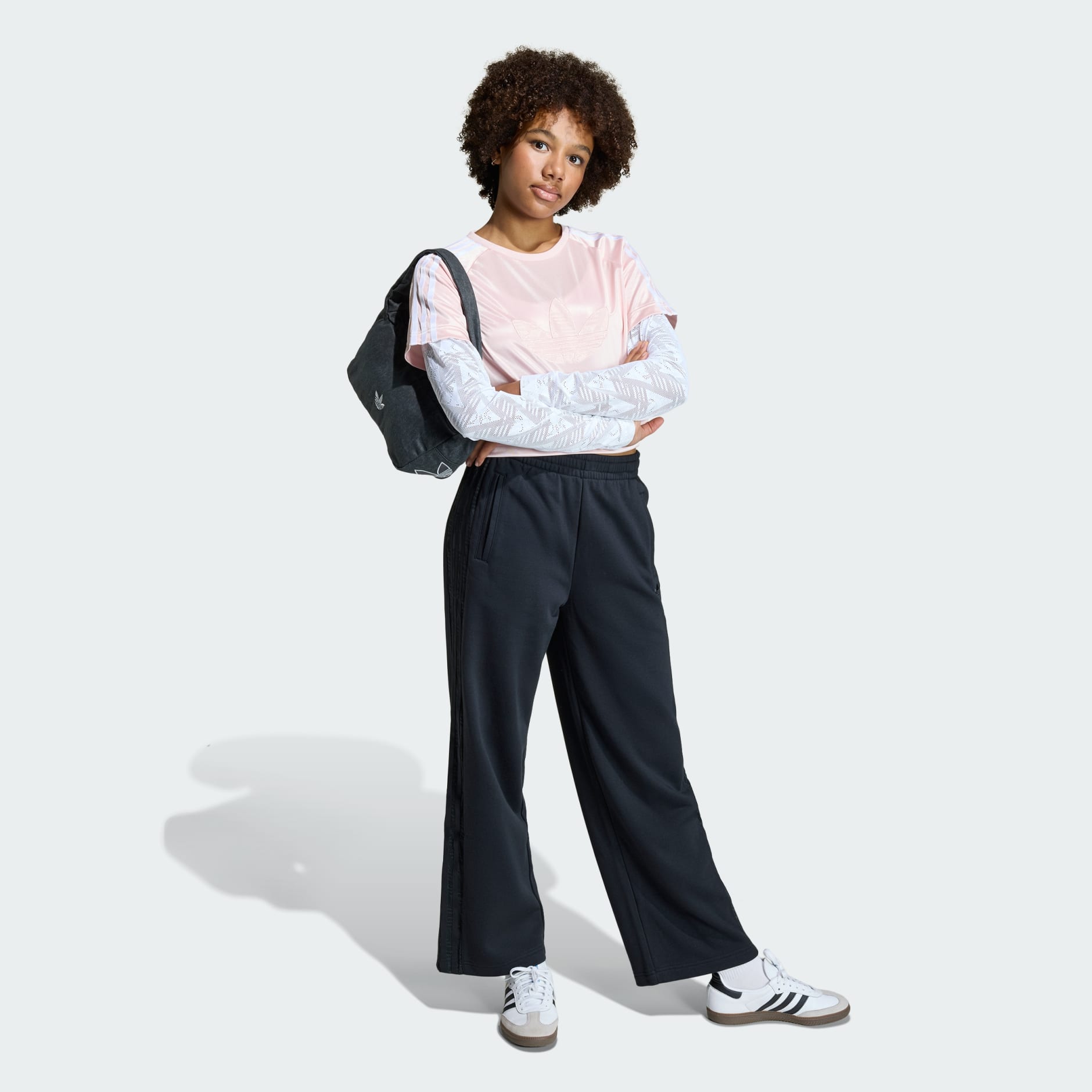 LOOSE 2IN1 LACE LONGSLEEVE T-Shirt