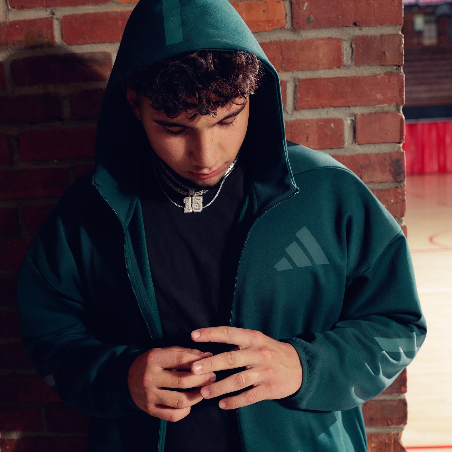 Nouvelle veste de survêtement à capuche entièrement zippée Z.N.E.