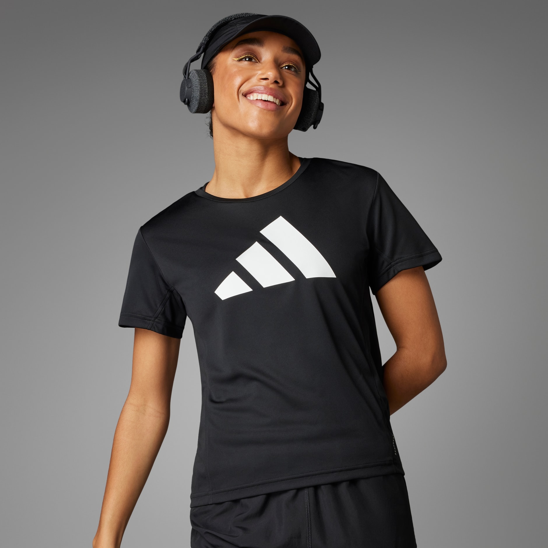 Clothing - Run It Tee - Black | adidas South Africa