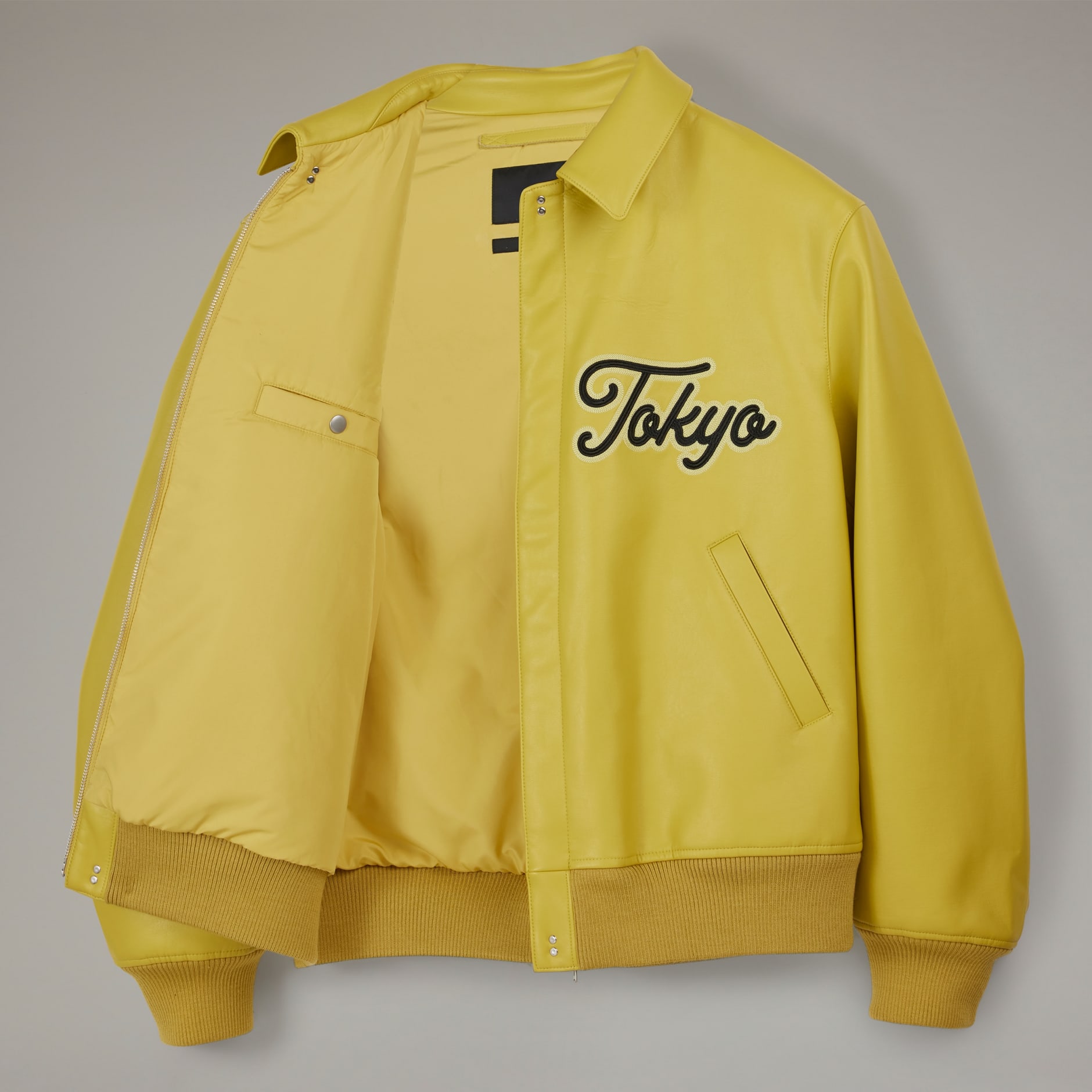 Yellow adidas sale bomber jacket