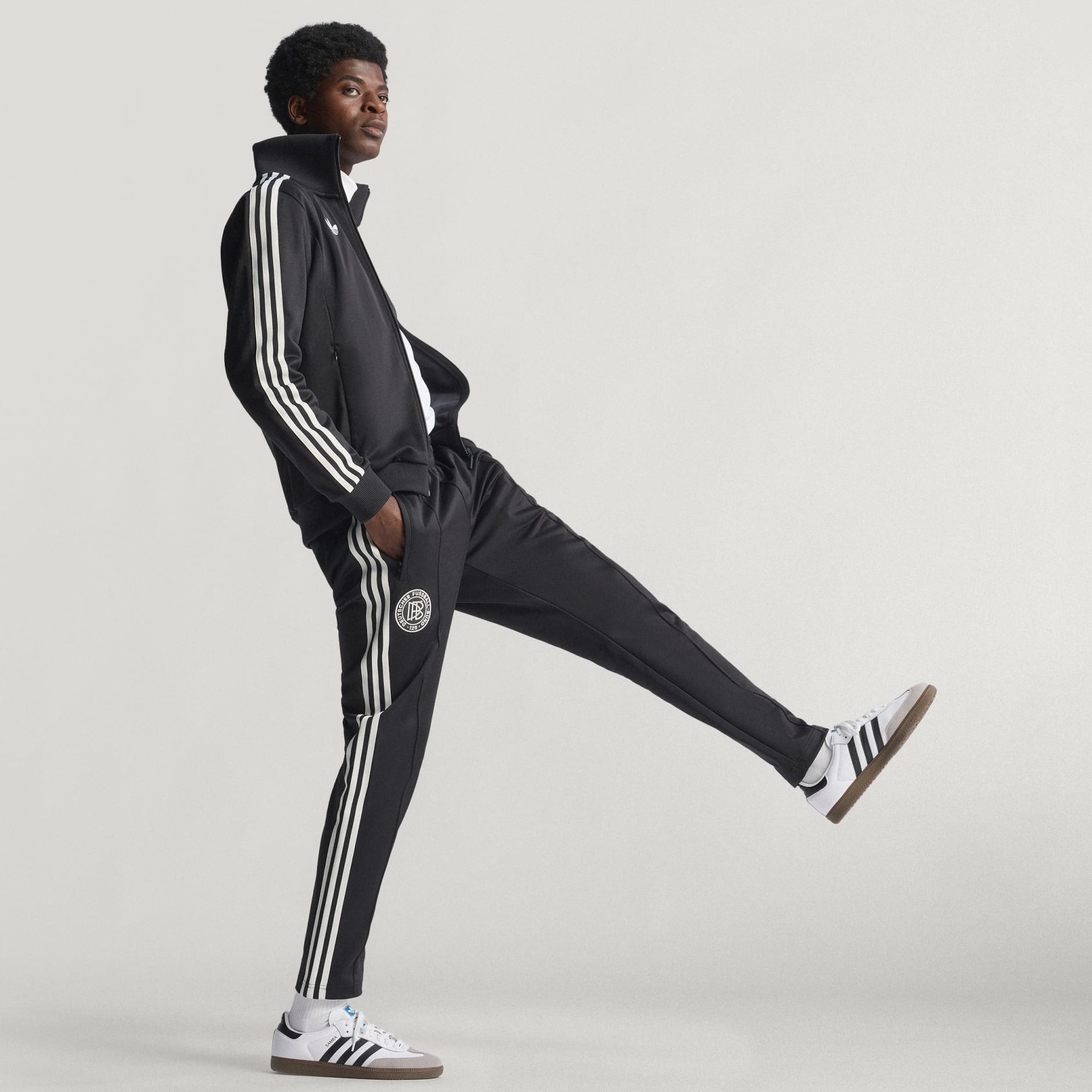 [ADIDAS] GERMANY ANNIVERSARY TRACK PANTS ☆大人気☆ adidas Germany Anniversary Tracksuit Pant Black Men's - SS25