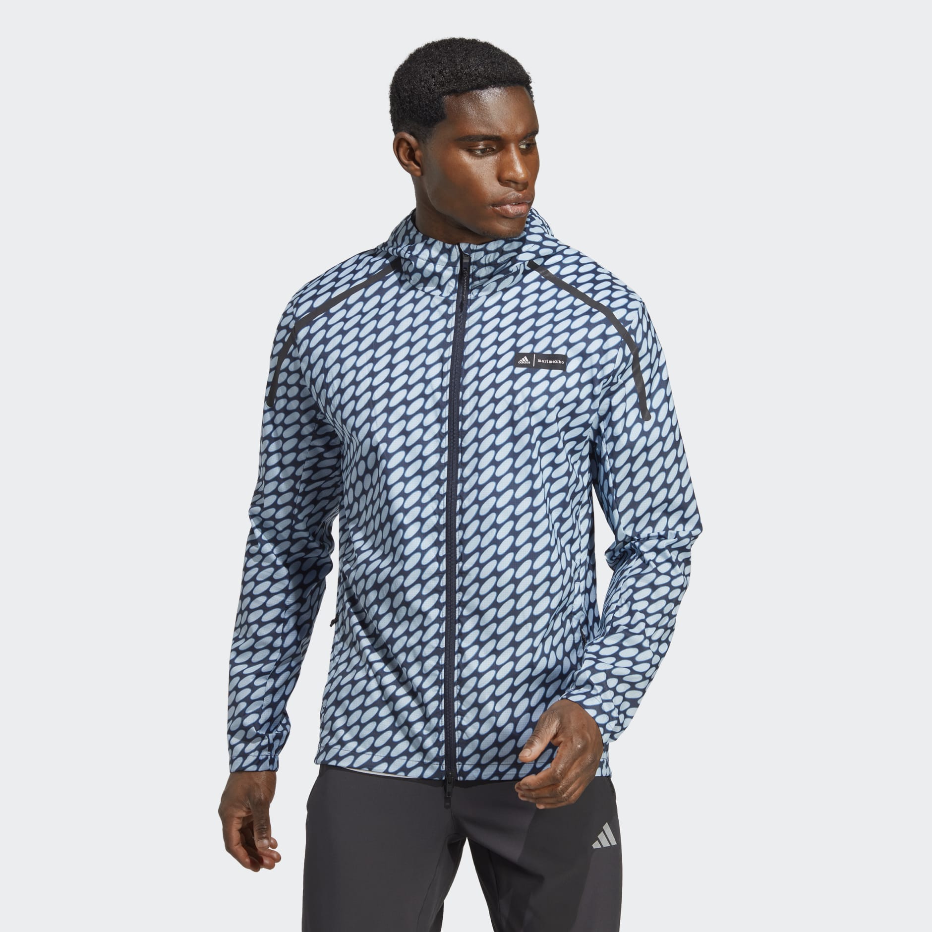 Men's Clothing - adidas x Marimekko Marathon Jacket - Blue | adidas Oman