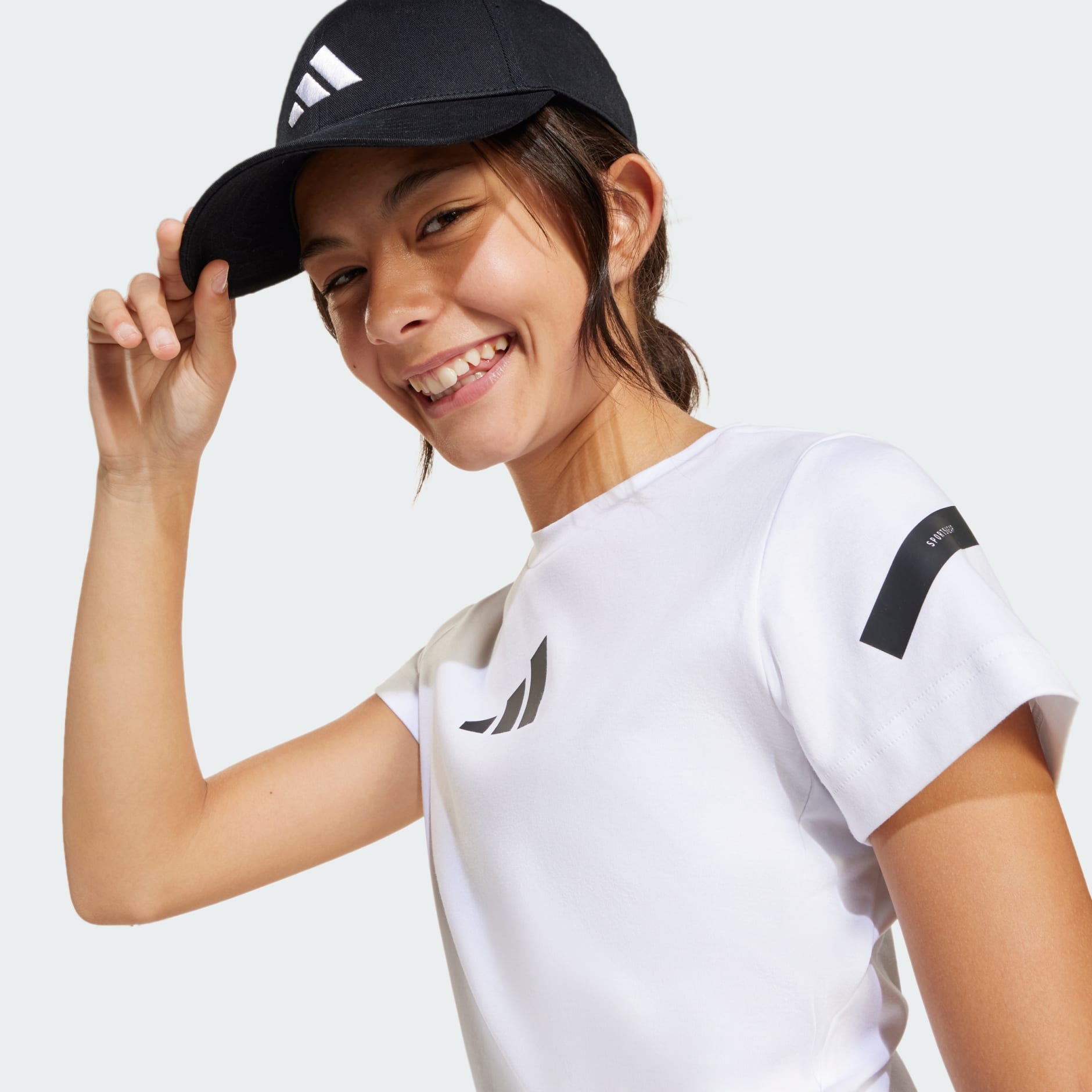 adidas Z.N.E. Fitted Crop Tee Kids