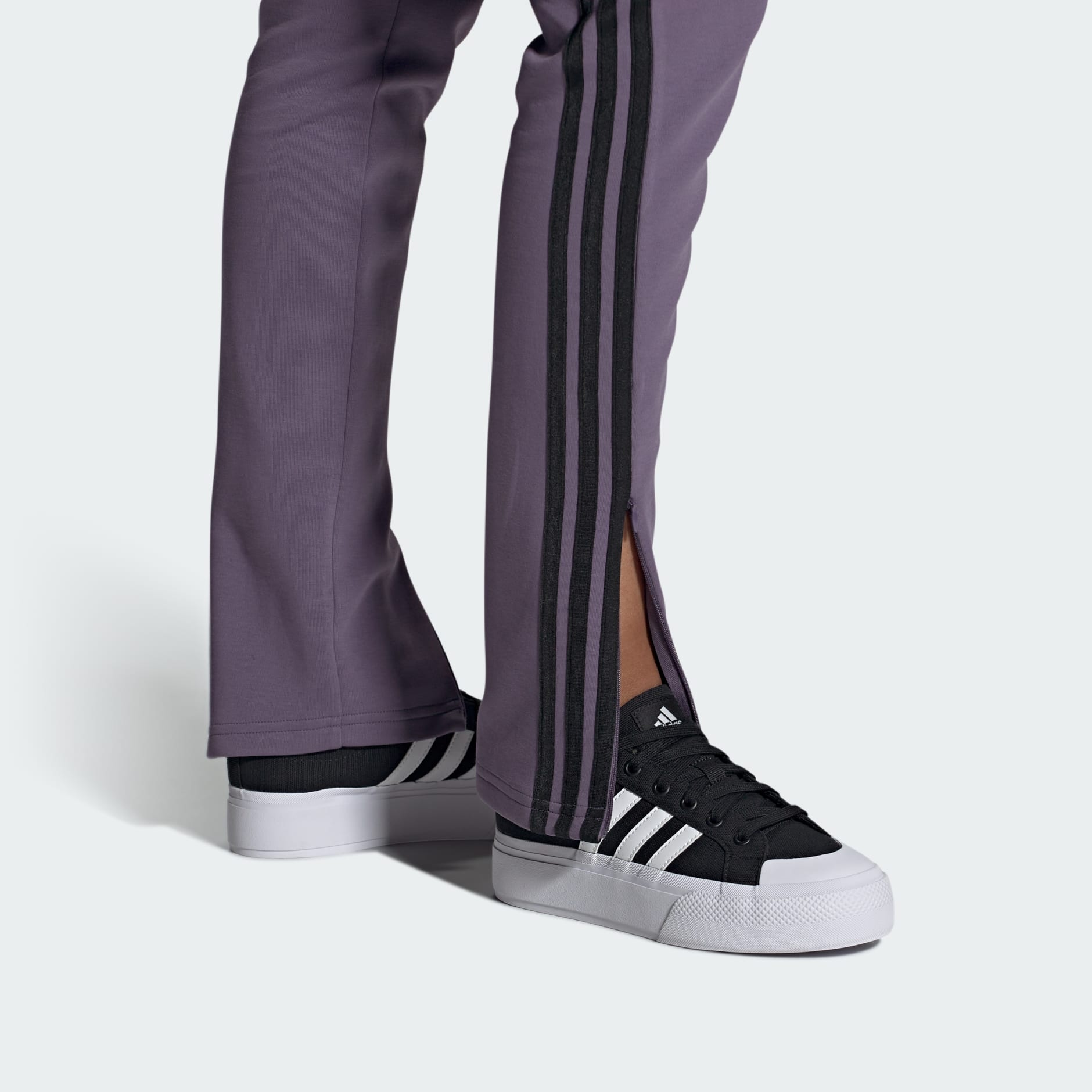 Adidas Bravada 2.0 White Platform Sneakers