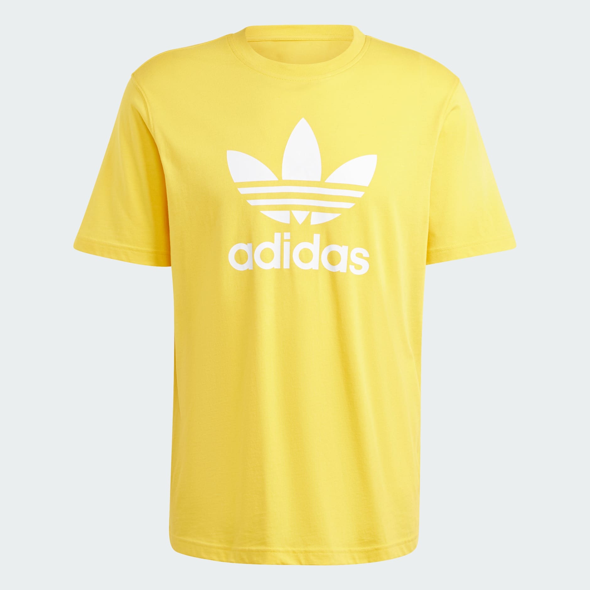 Clothing Adicolor Trefoil Tee Yellow adidas Oman