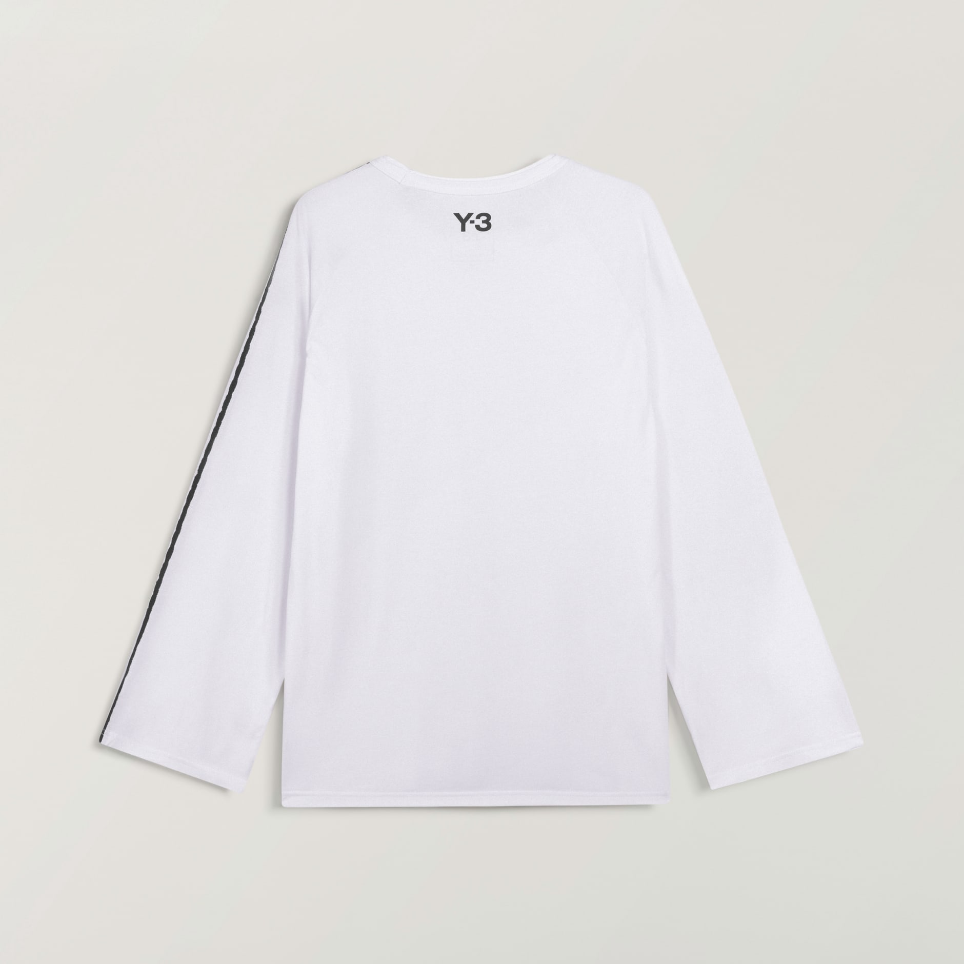 MAJICA DUGIH RUKAVA NEOBRAĐENIH RUBOVA Y-3 3 STRIPES