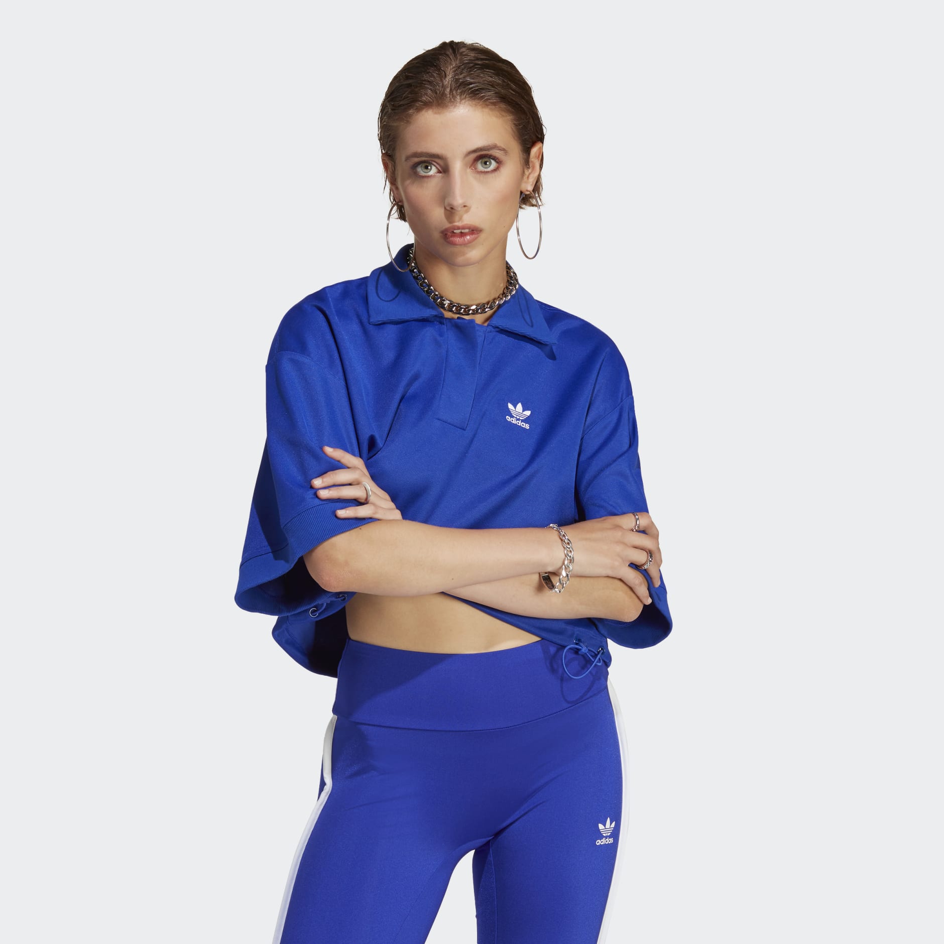 Women's Clothing - Always Original Polo Shirt - Blue | adidas Saudi Arabia