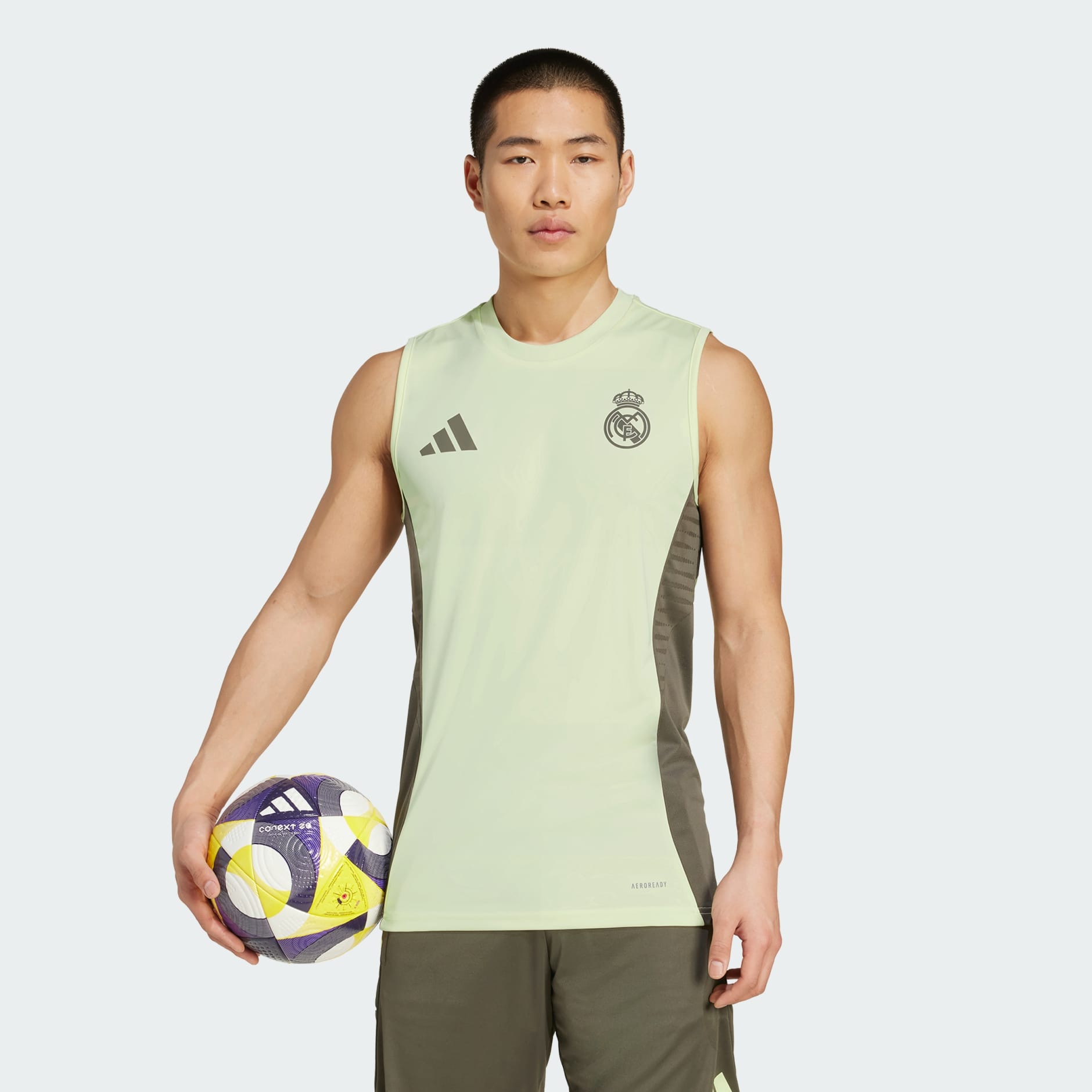 皇家馬德里Tiro 25 Competition 無袖球衣- 綠色| adidas香港官方