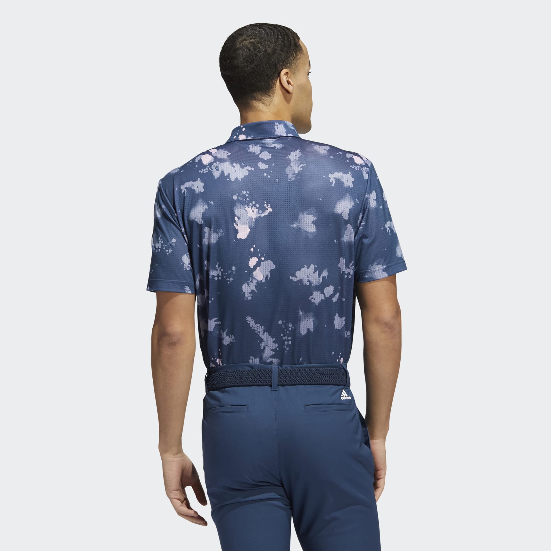 Splatter-Print Polo Shirt - Blue | adidas