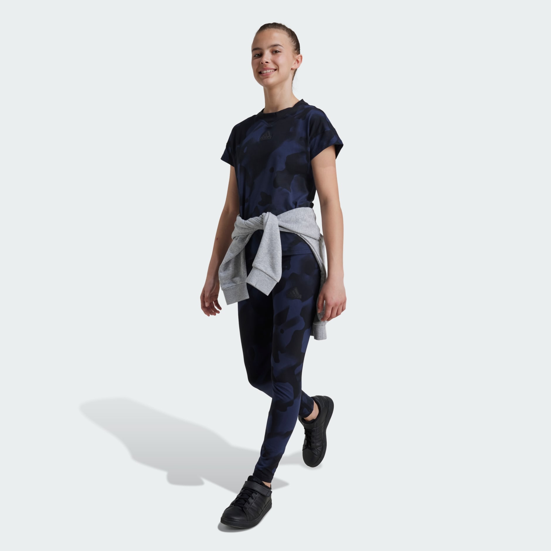 Future Icons Camo Printed Tee Kids