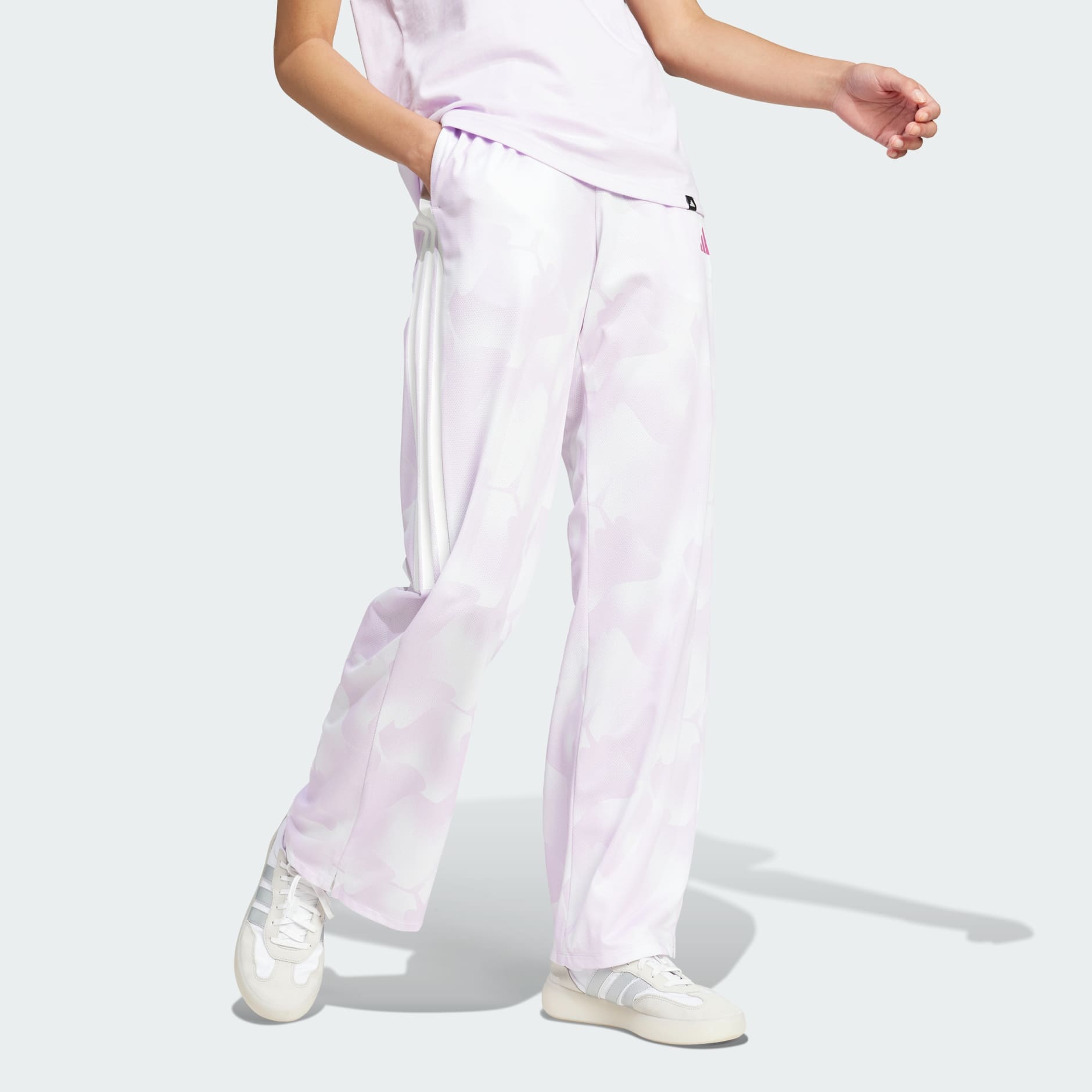 Tiro Cut 3-Stripes Mesh Wide-Leg Pants