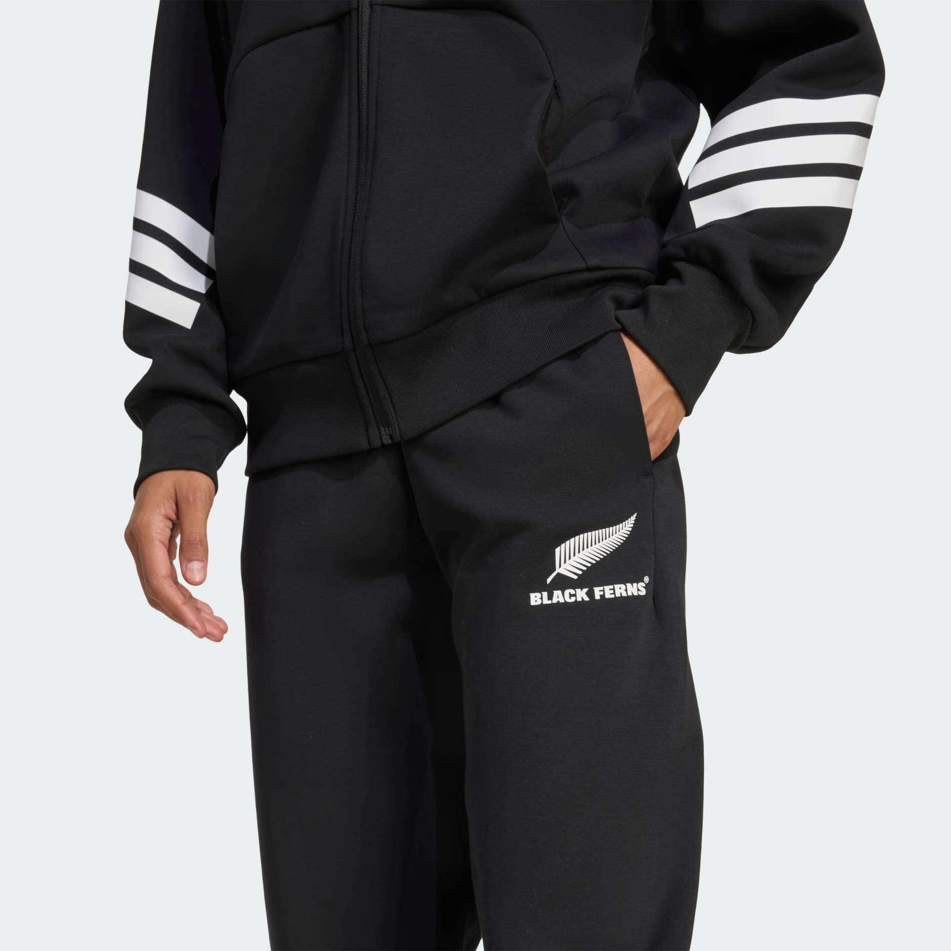 Pantaloni Black Ferns cu 3 dungi