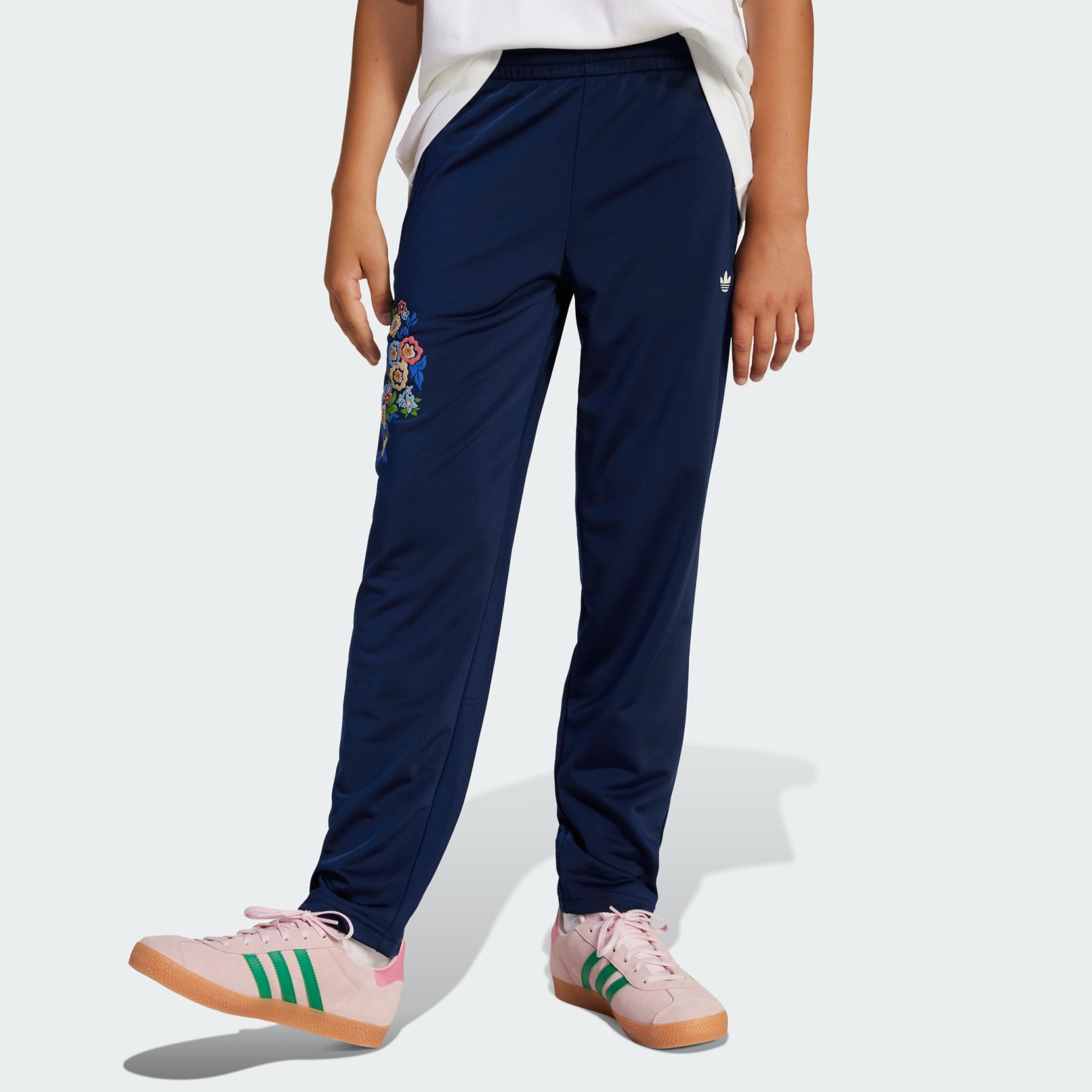 Pantaloni de trening adidas Originals x Liberty London Firebird pentru copii