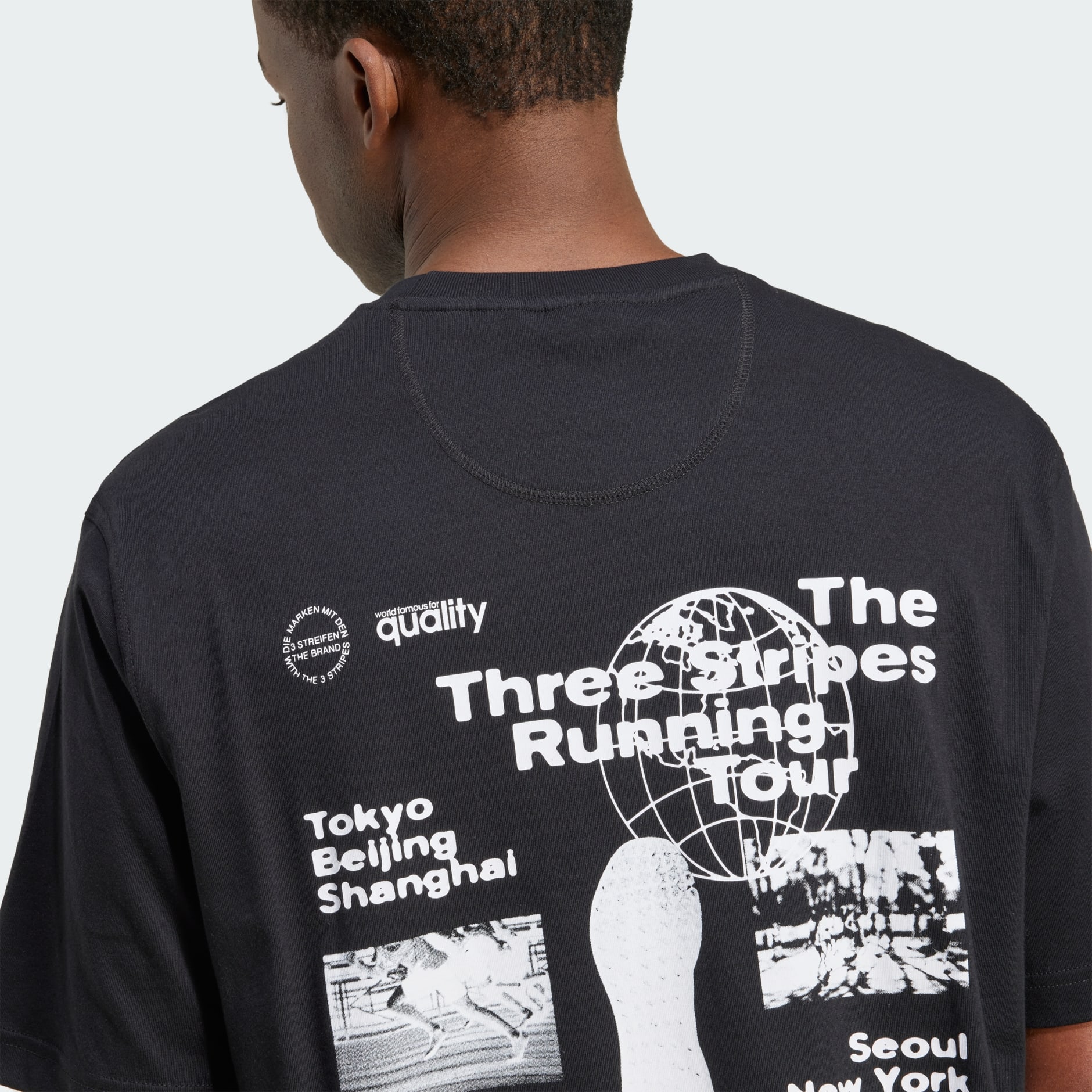 Sports Elements Poster Graphic Loose Tee