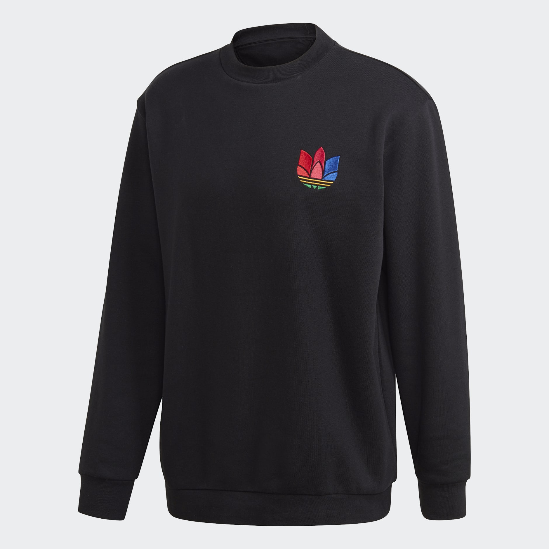 3d trefoil graphic sweatshirt