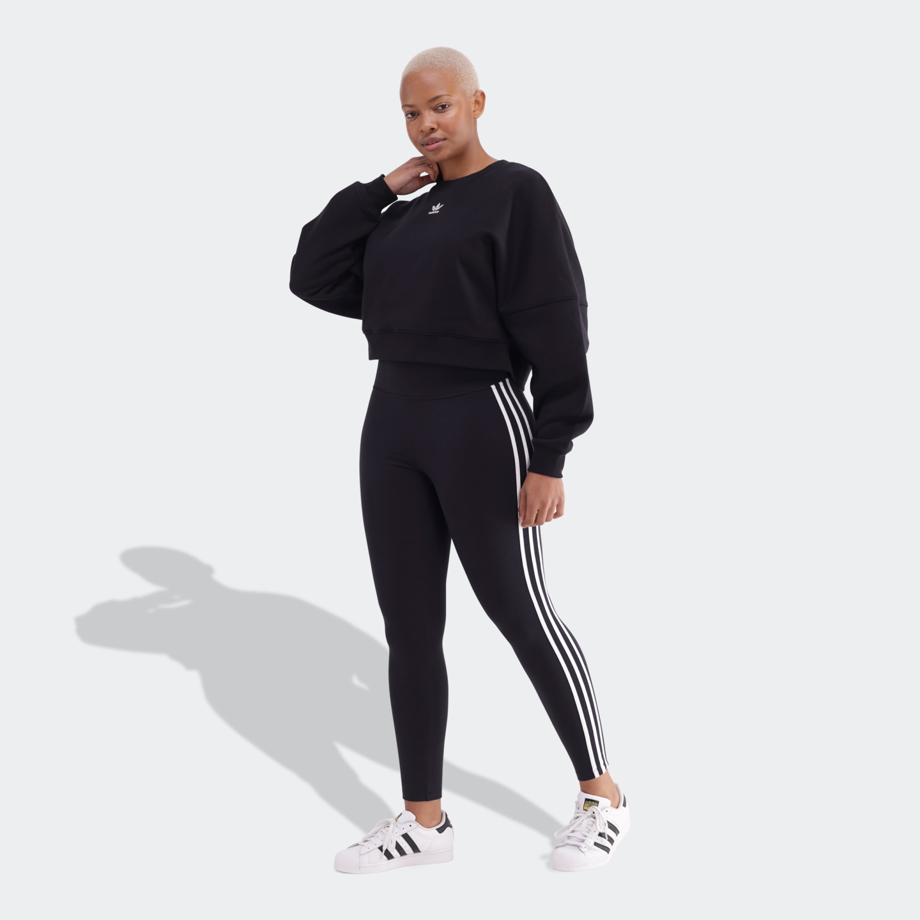 Adidas sweatshirt and leggings on sale