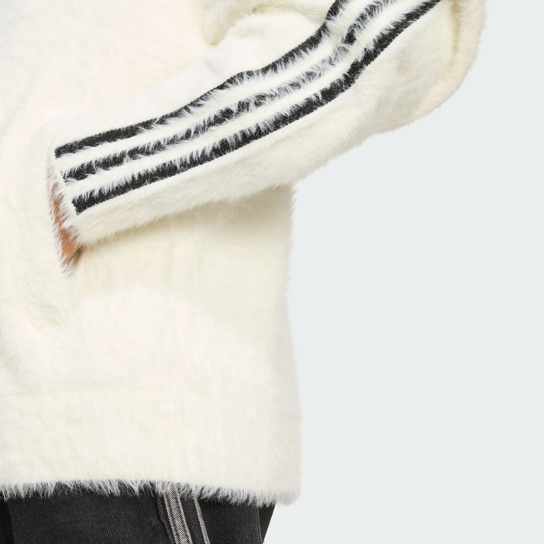 FAUX MOHAIR CLASSIC TRACKTOP - White | adidas Hong Kong