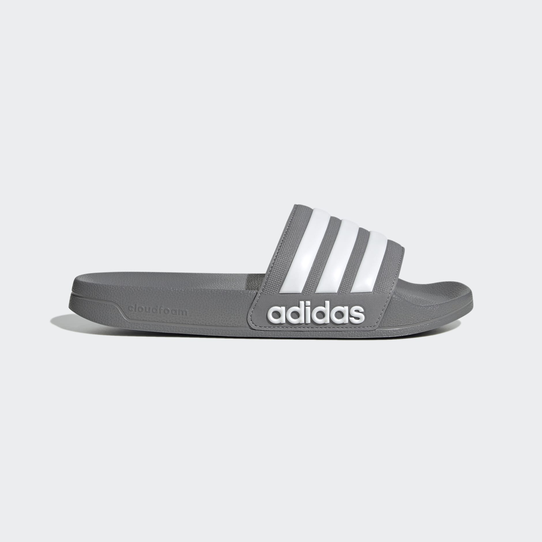 Shoes Adilette Shower Slides Grey adidas Saudi Arabia