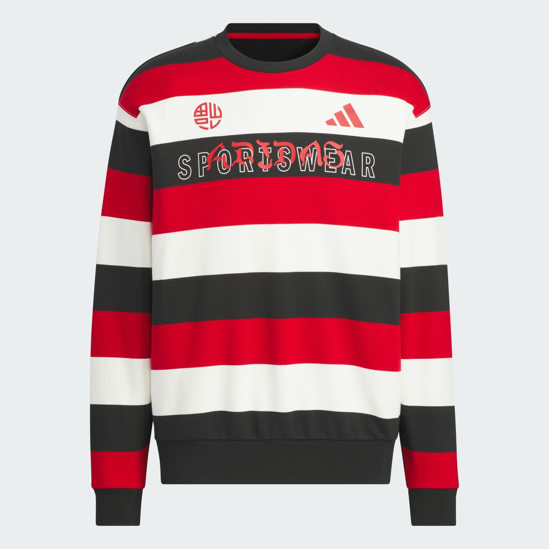 【adidas】ユニセックス◇CNY STRIPE スウェットシャツ adidas】ユニセックス◇CNY STRIPE スウェットシャツ (adidas