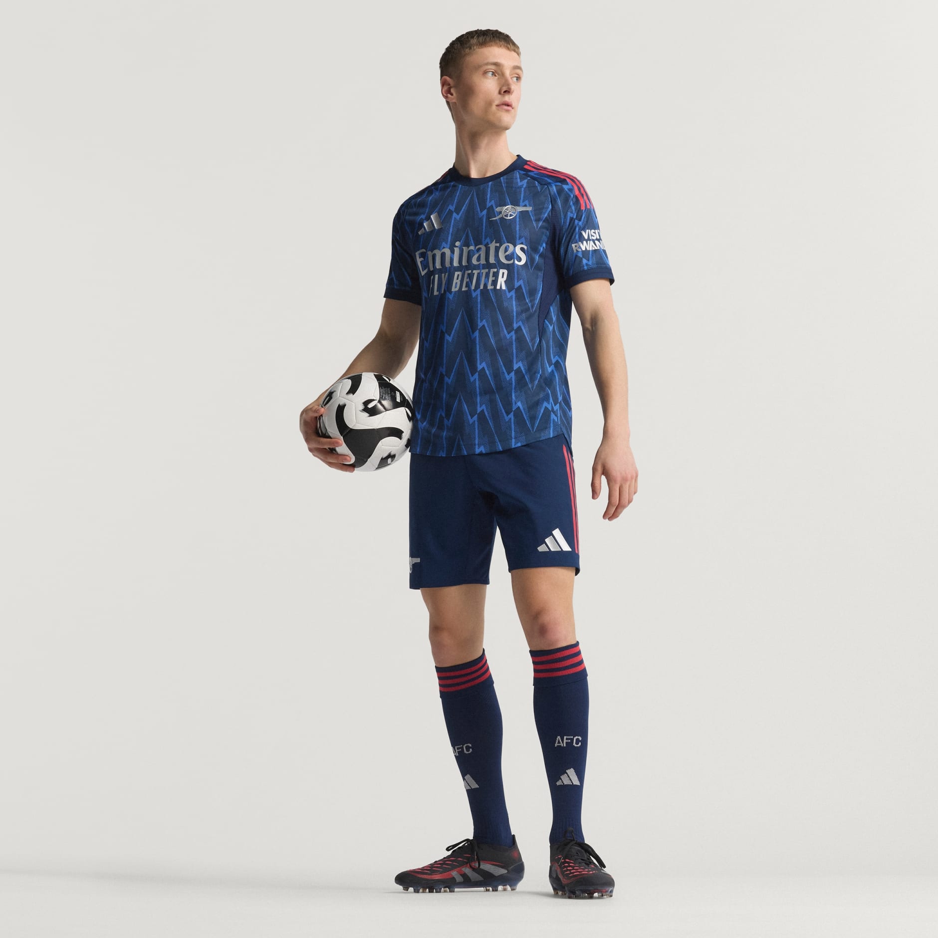 Arsenal 25/26 Away Authentic Jersey - Blue | adidas Hong Kong