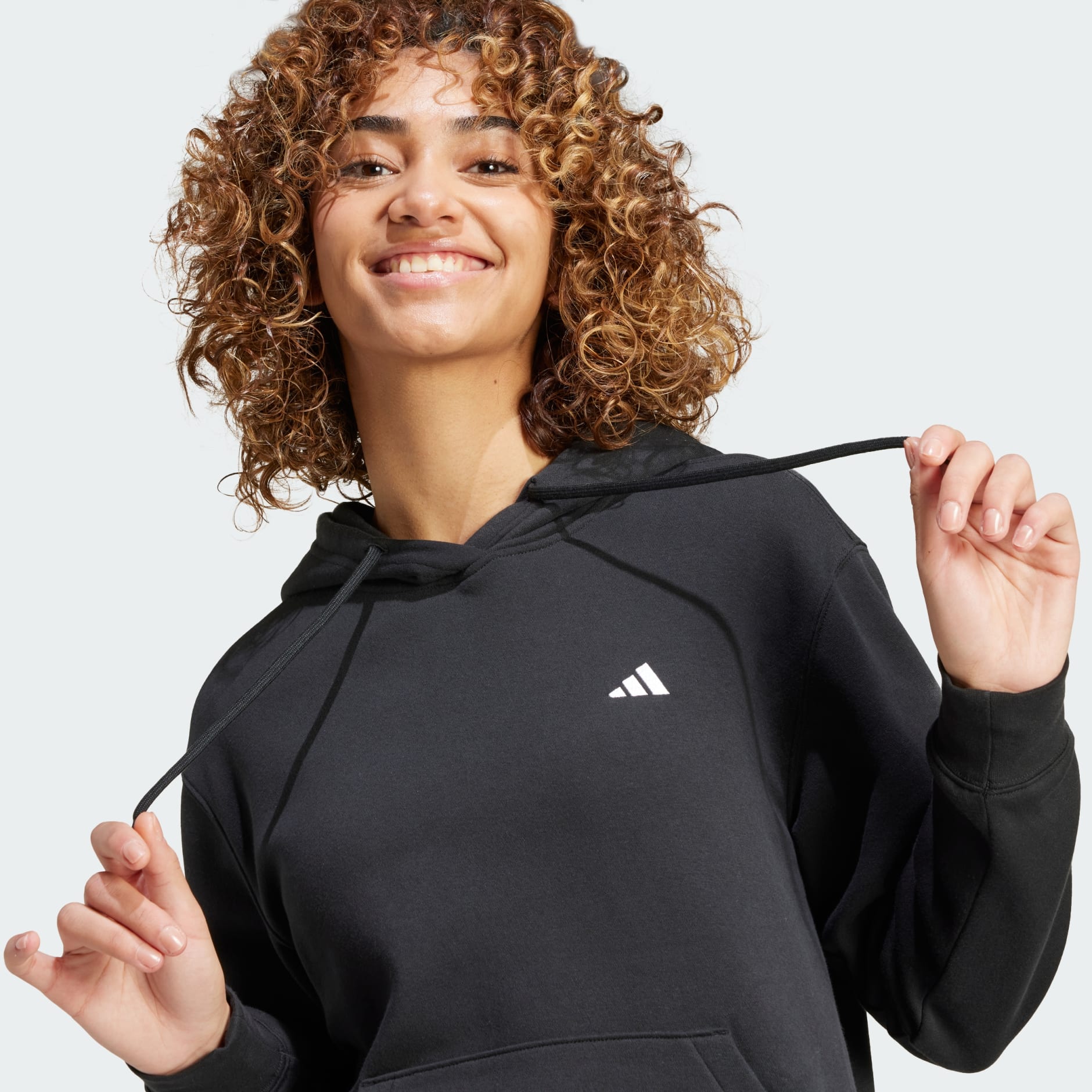 Adidas hoodie with small logo online