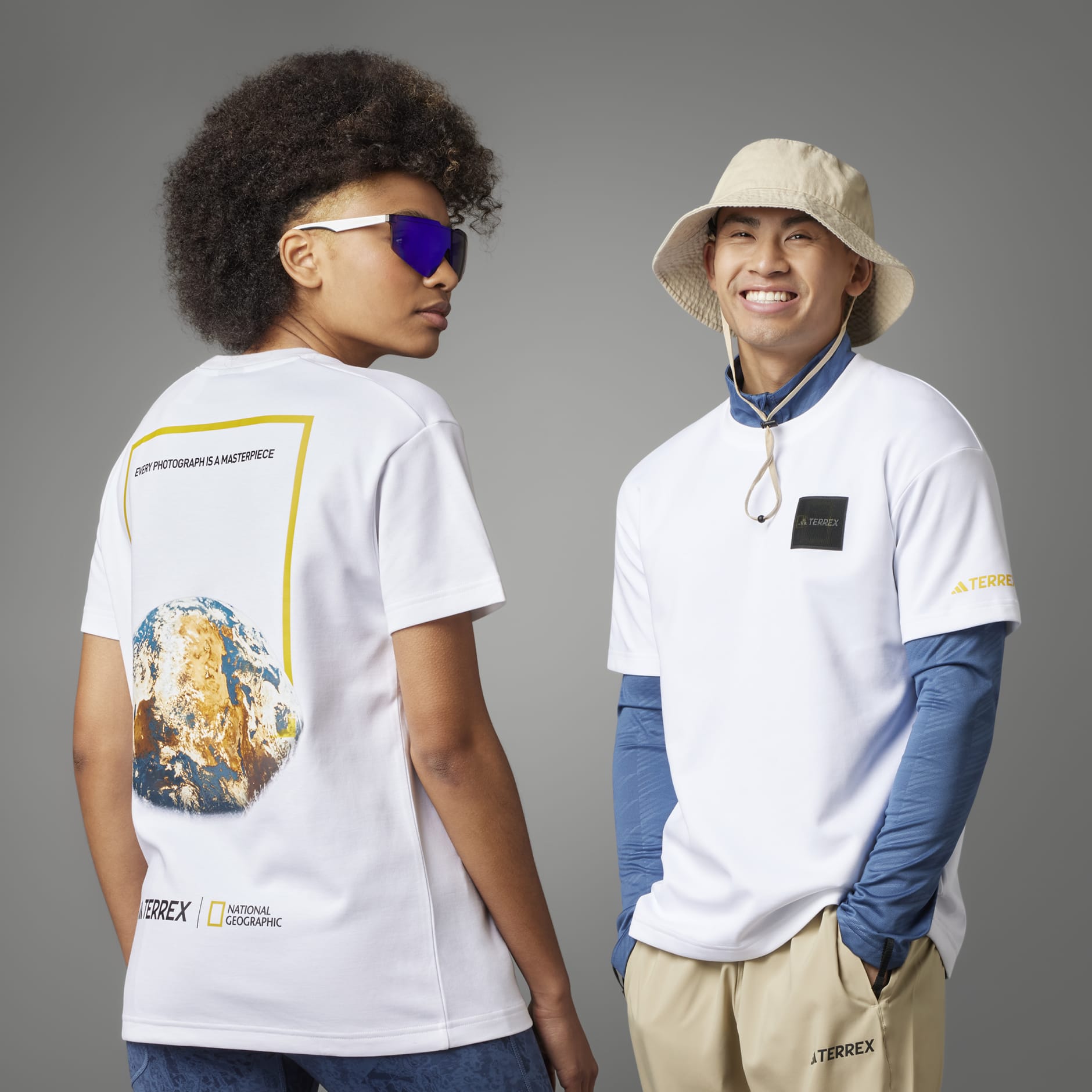 adidas Tropical Sports Graphic Short Sleeve T-Shirt White