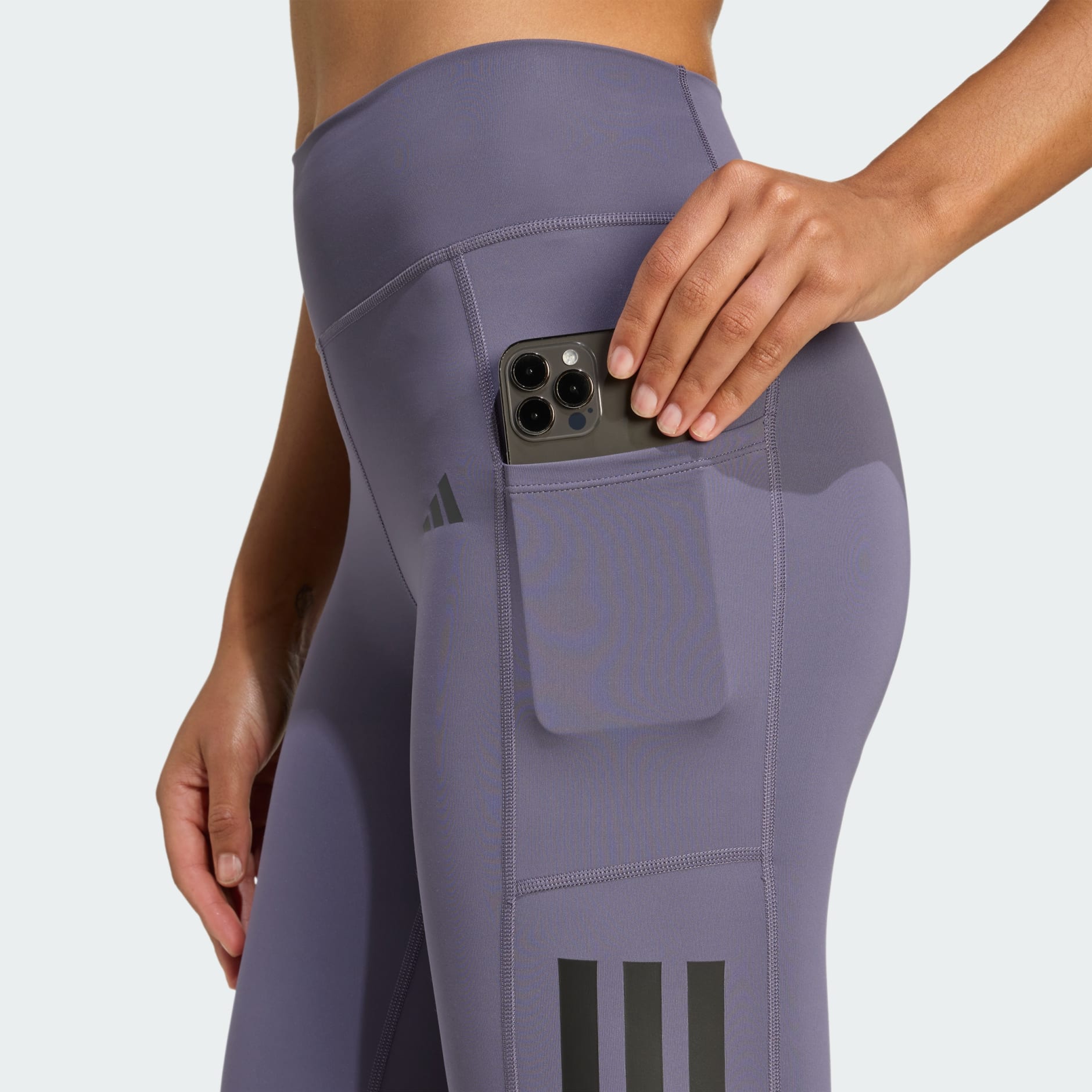 بنطال ضيق Optim&eacute; 3-Stripes Full Length