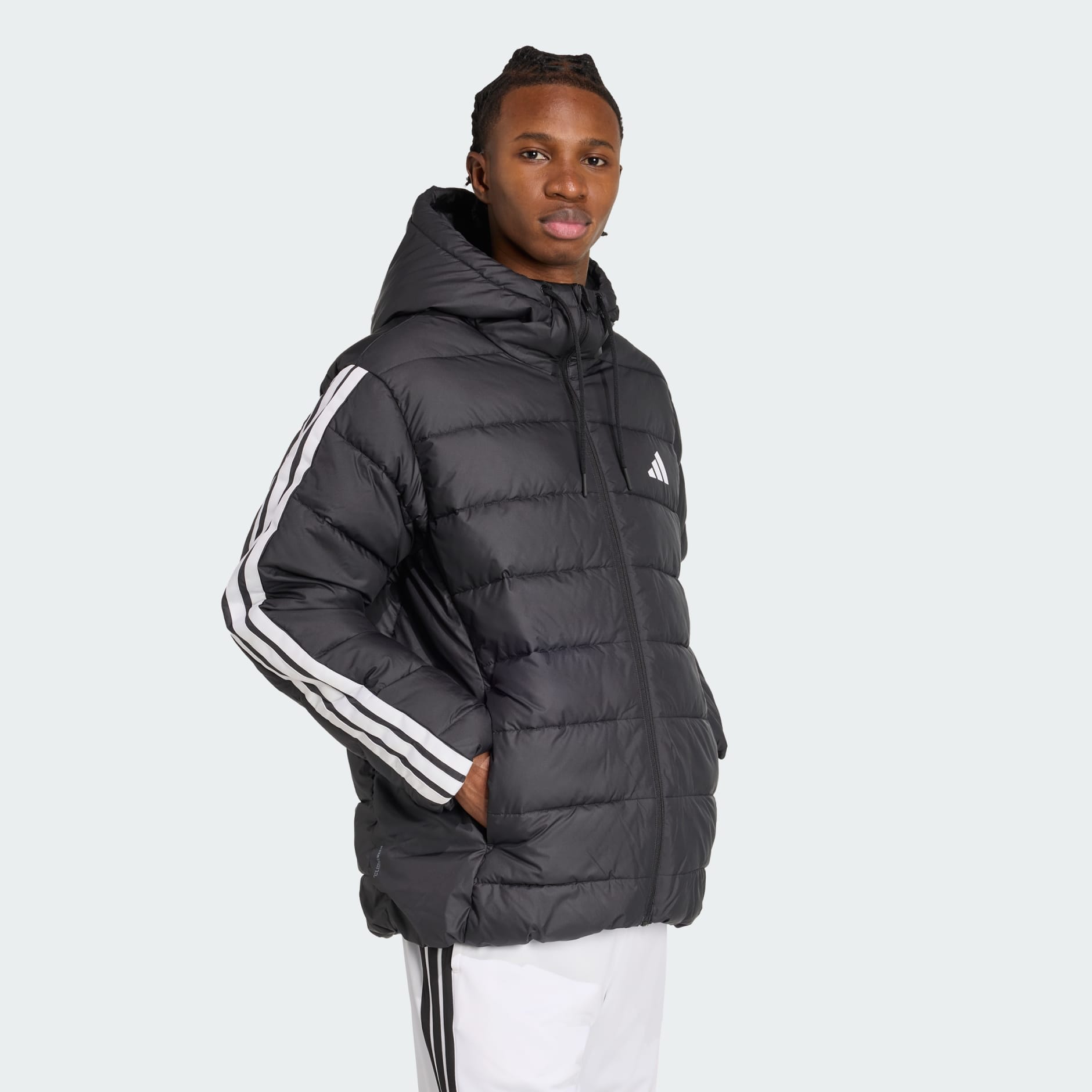 Essentials CLIMAWARM 3-Stripes Synthetic Down Jackets