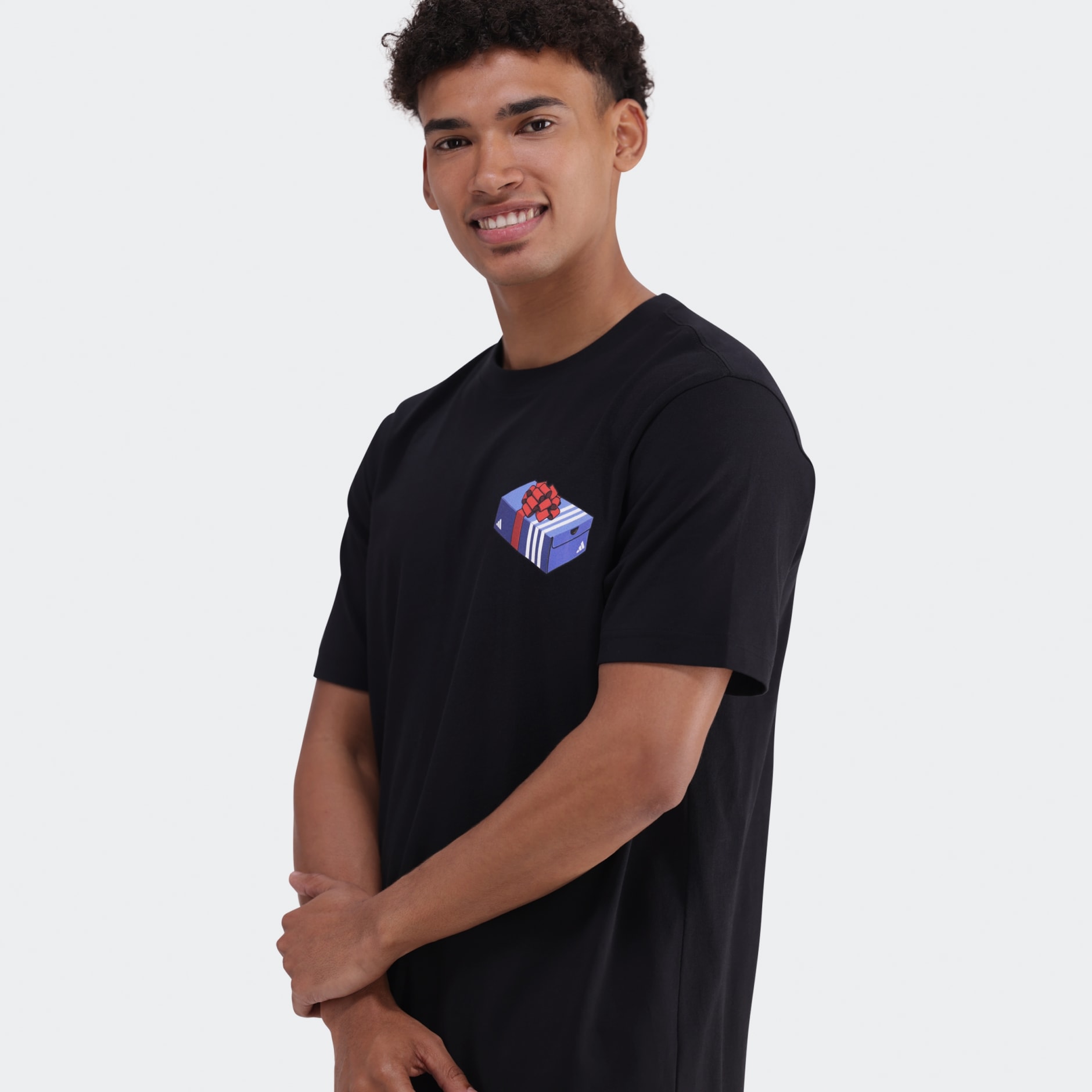 3-Stripes Lights Giftbox Graphic T-Shirt