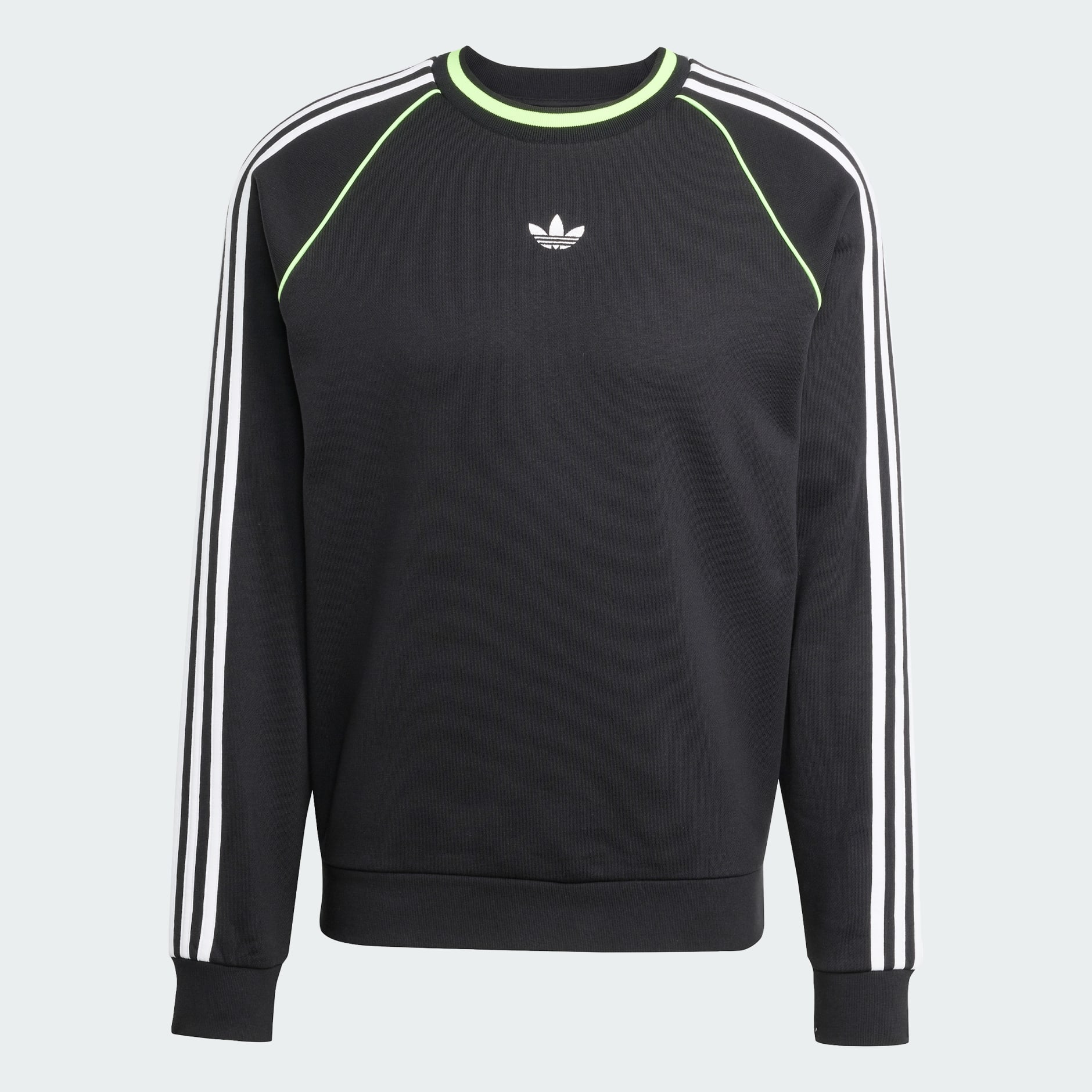 Hanorac adidas Adicolor, cu guler rotund și detalii din paspoal