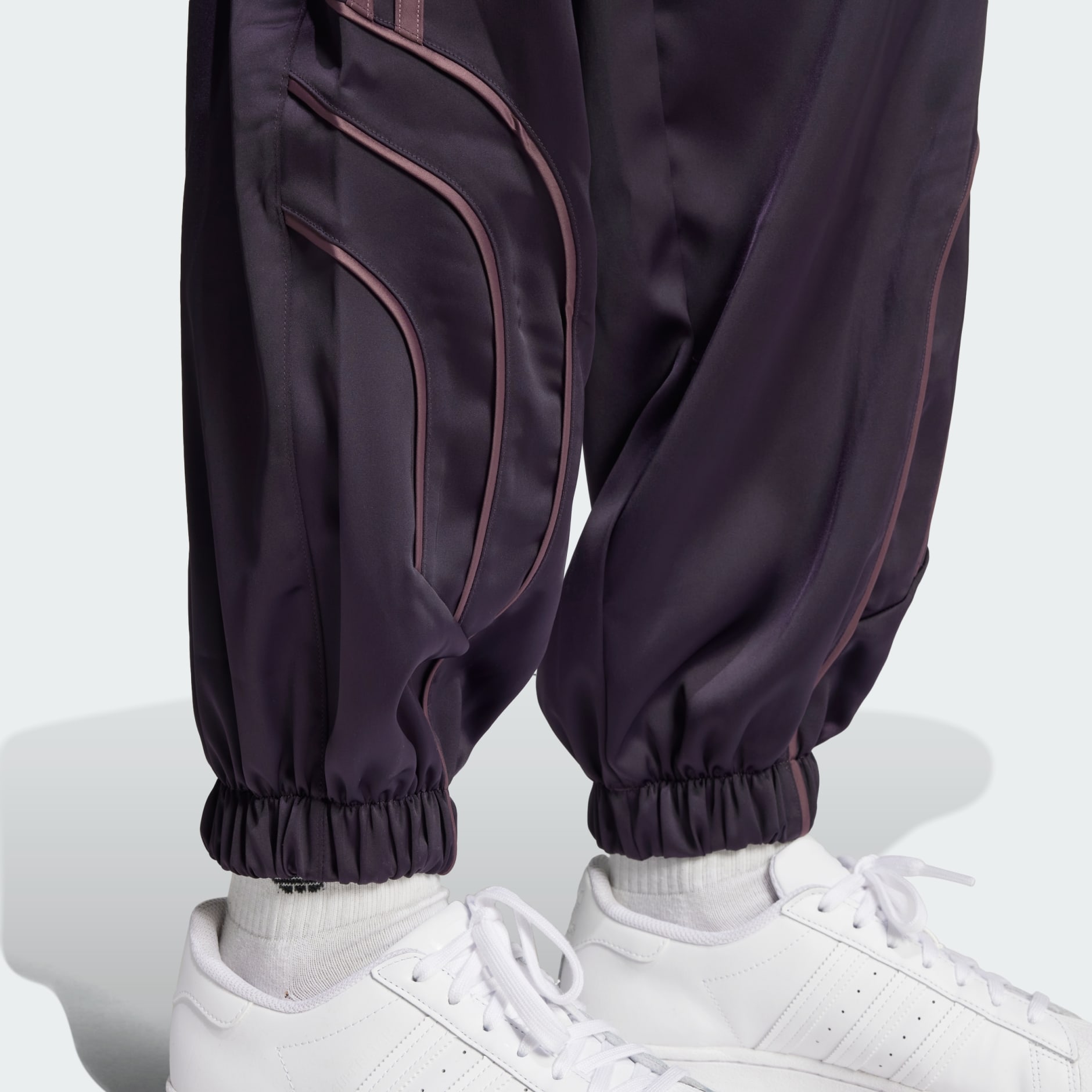 Clothing Piping Loose Track Pants Purple adidas South Africa