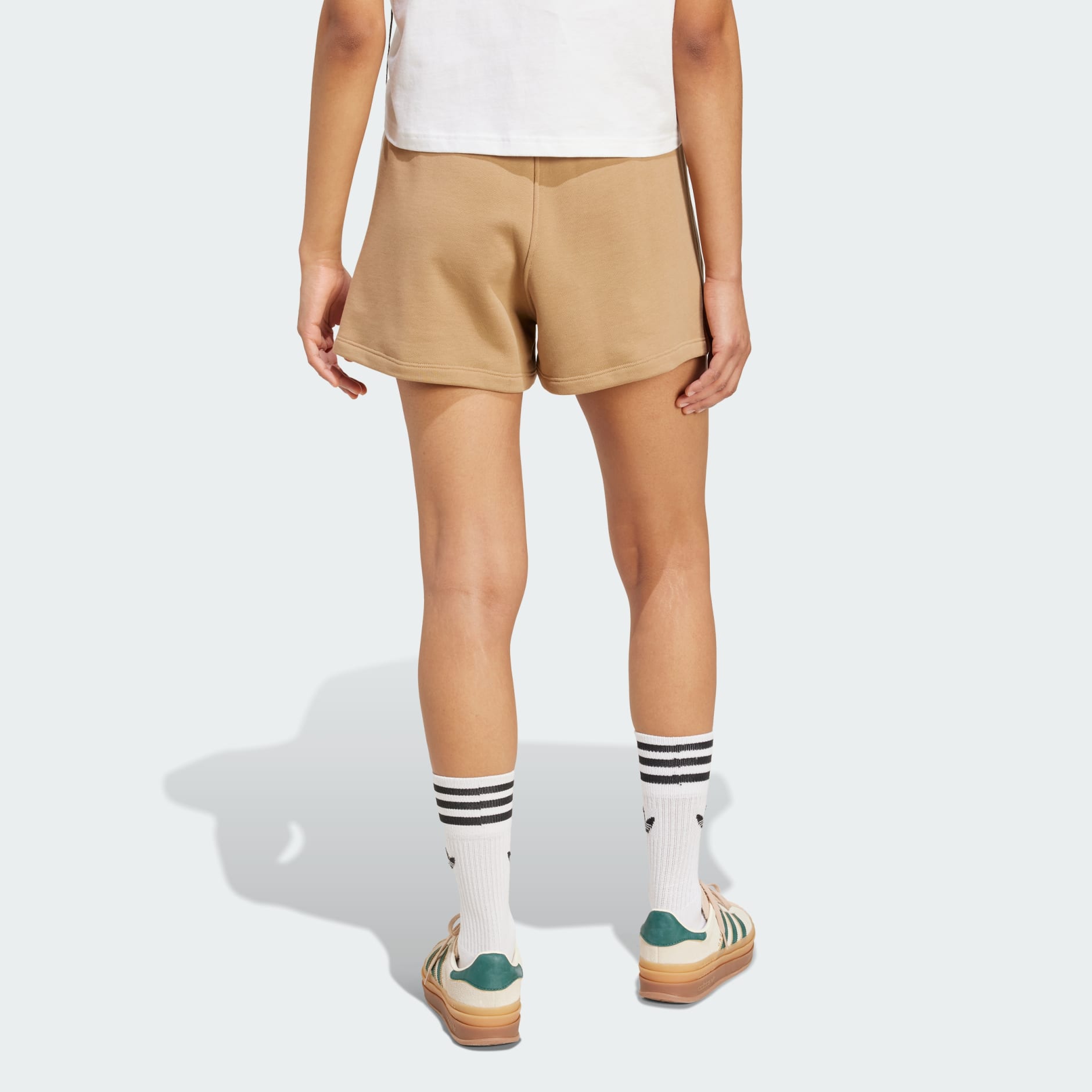 Graphic Crest Loose Shorts