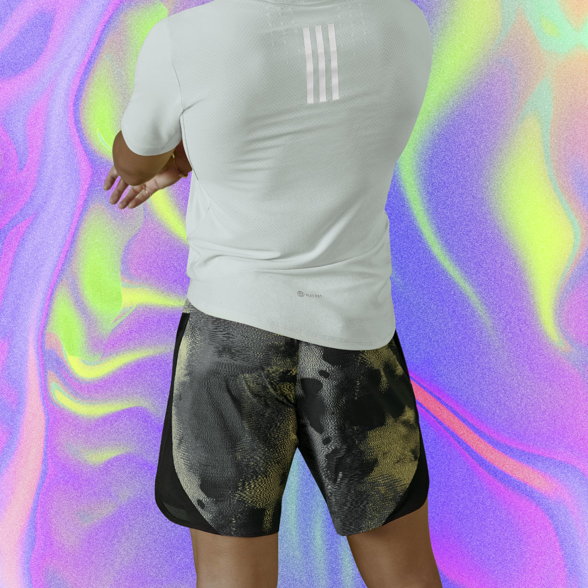 D4T HIIT Allover Print Training Shorts