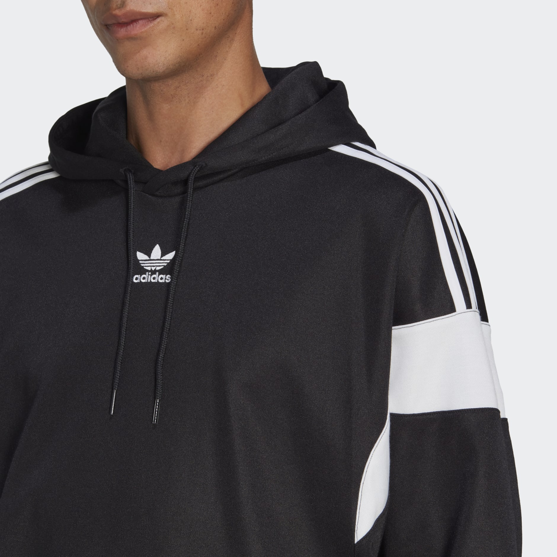 Adidas originals 3 stripes store long line jacket