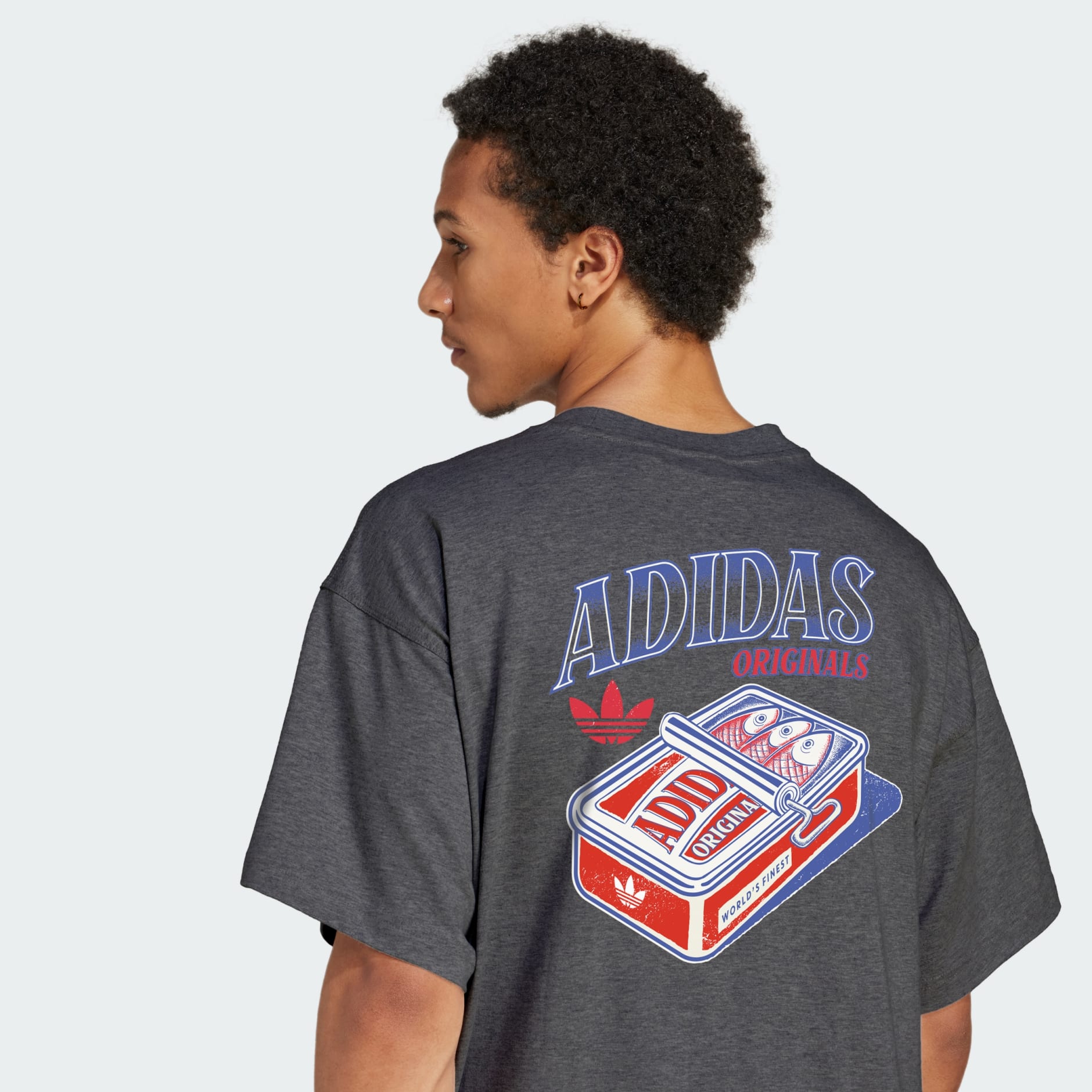 TRICOU CU IMPRIMEU GRAFIC CU SARDINE