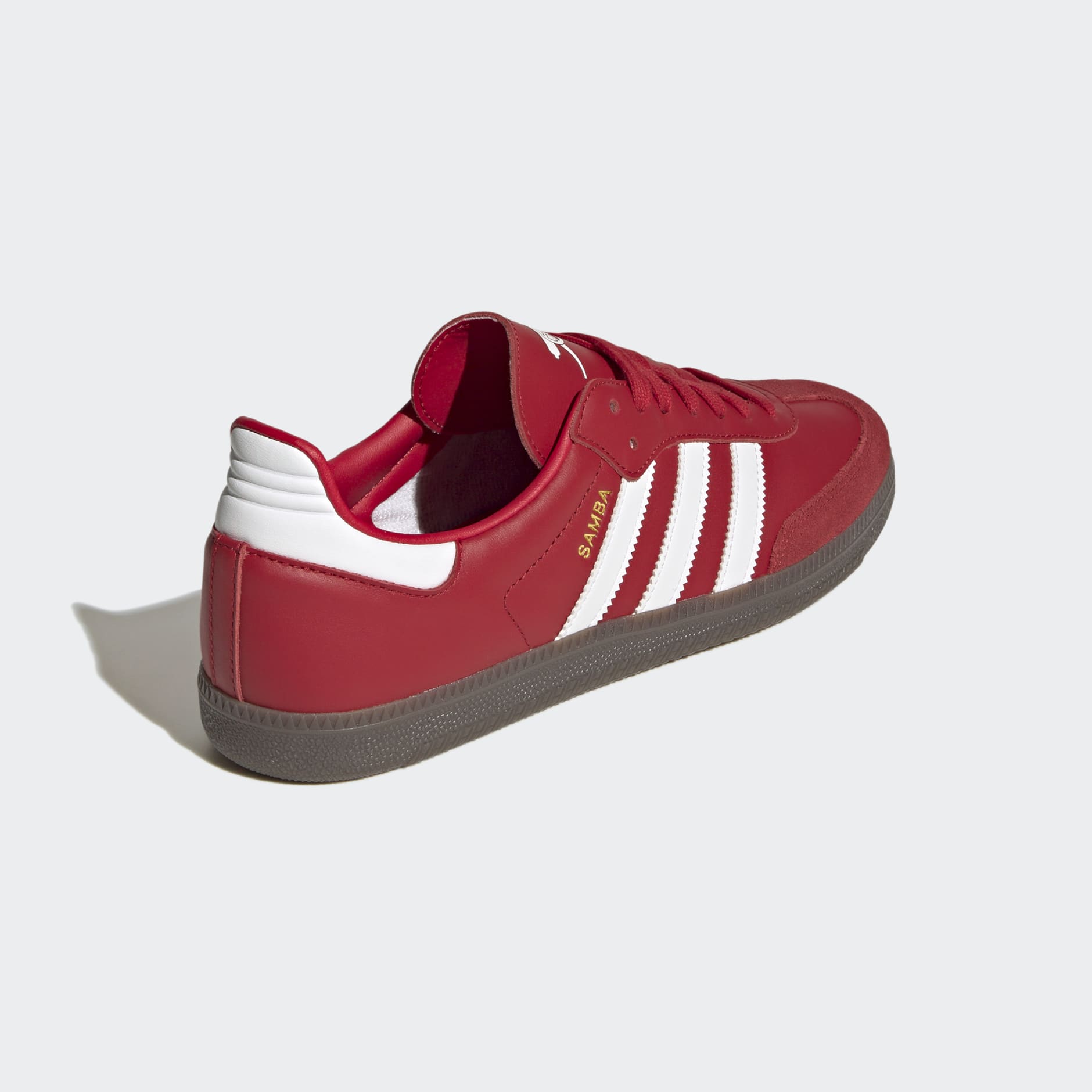 red adidas superstar trainers